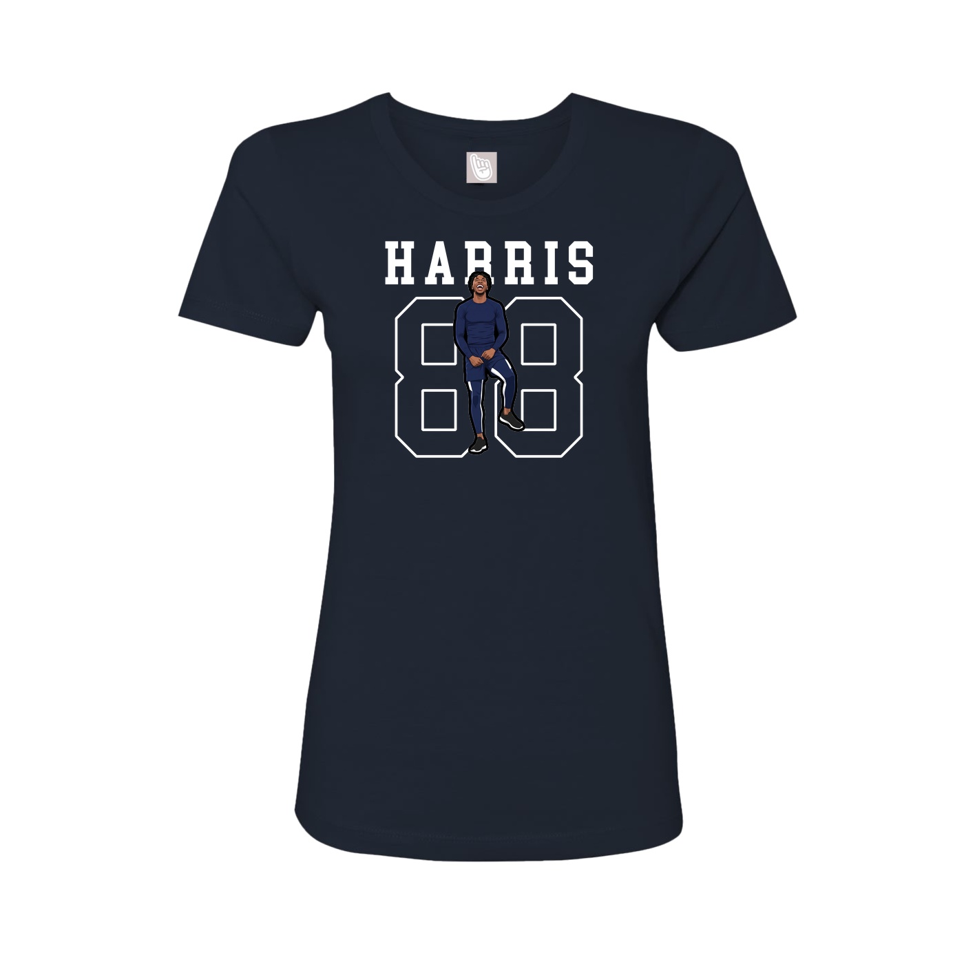 Fitted Women's Tee — Shirsey in Navy