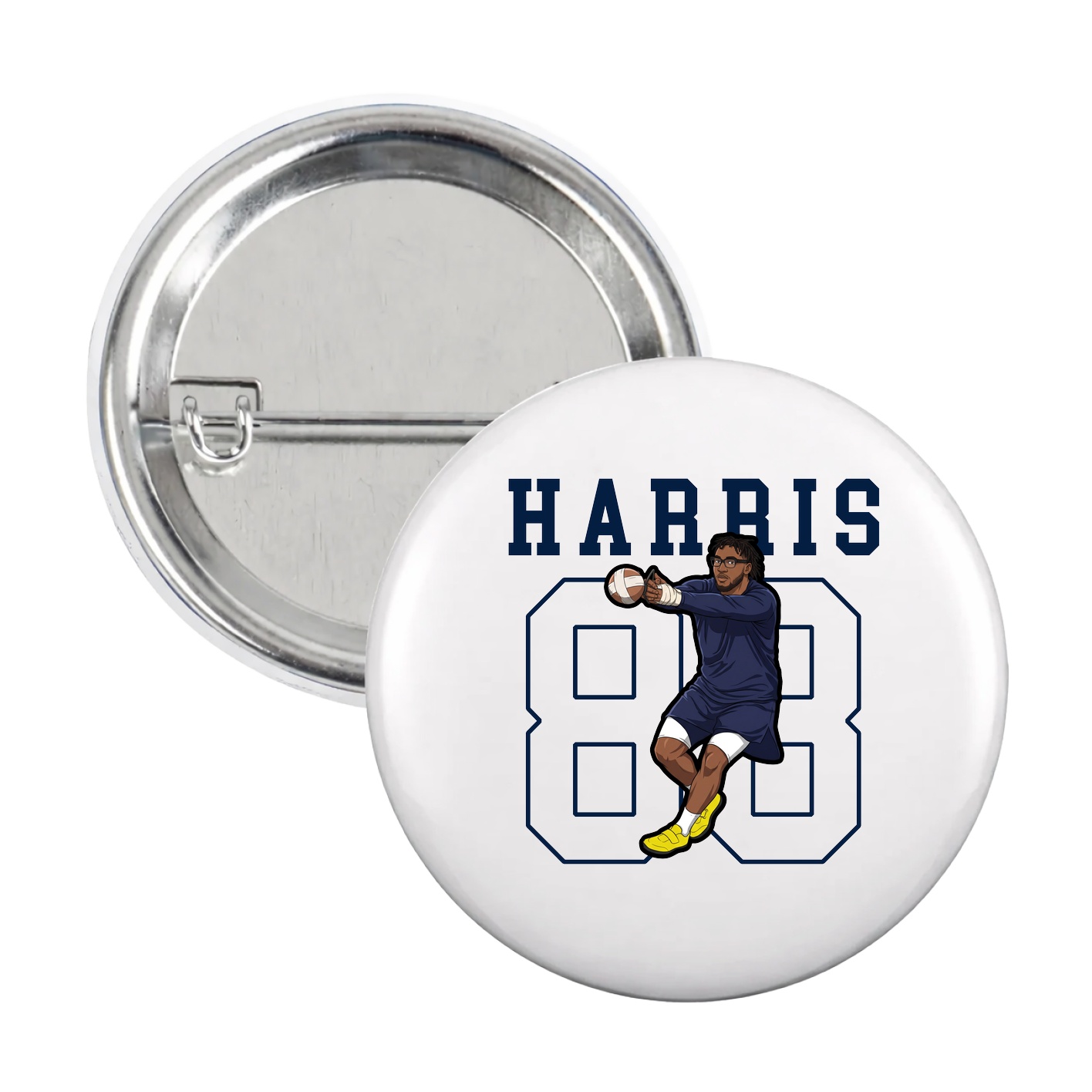 Game Day Button — Shirsey in White
