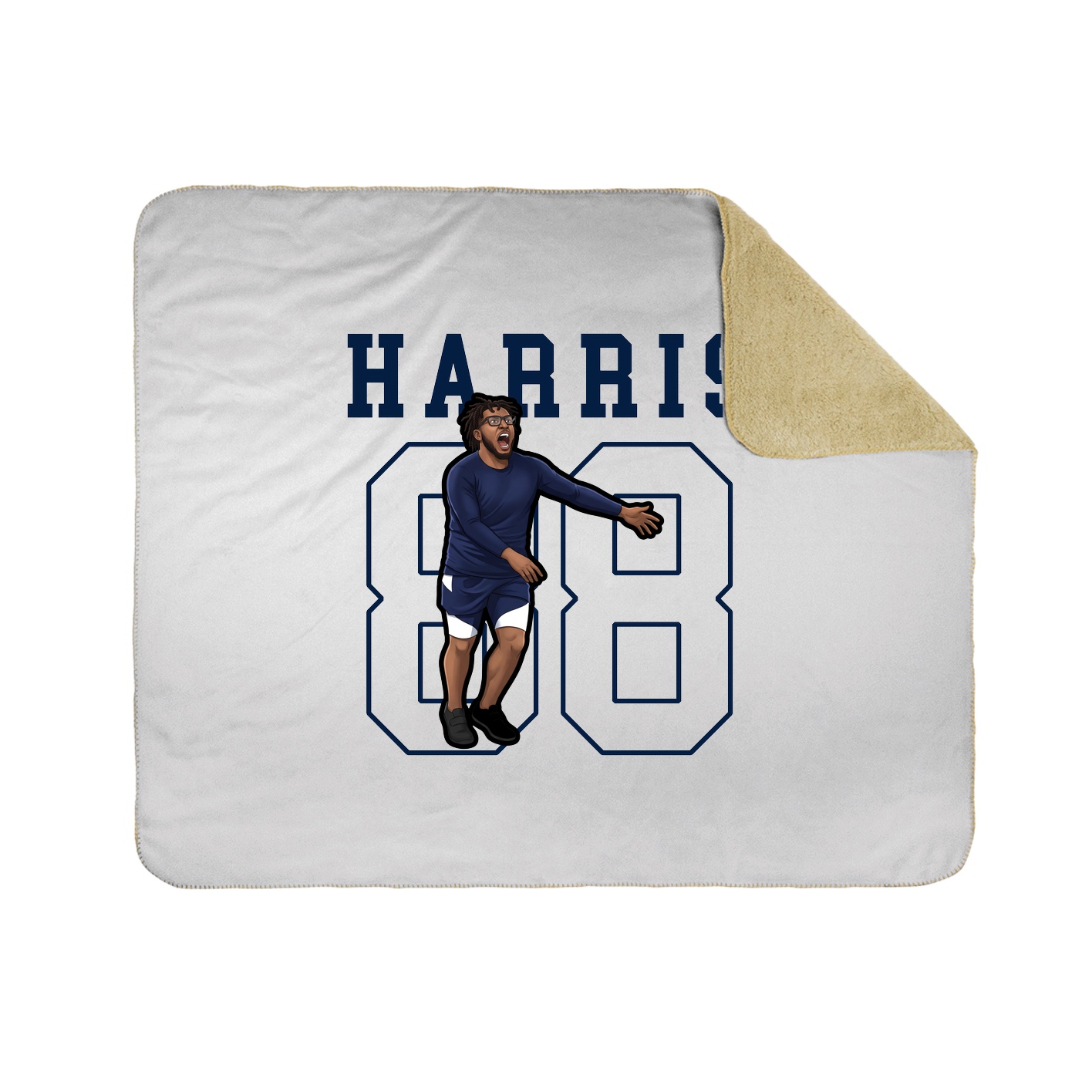 Throw Blanket — Shirsey in White