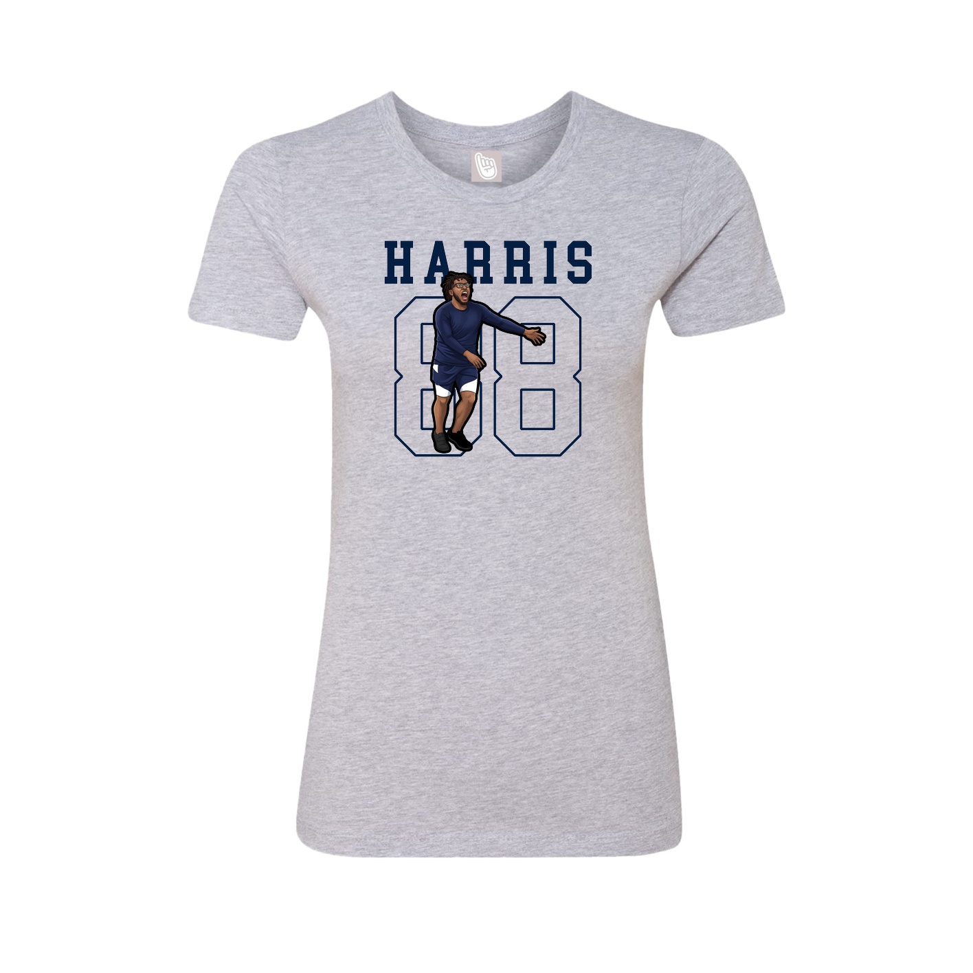 Fitted Women's Tee — Shirsey in Grey
