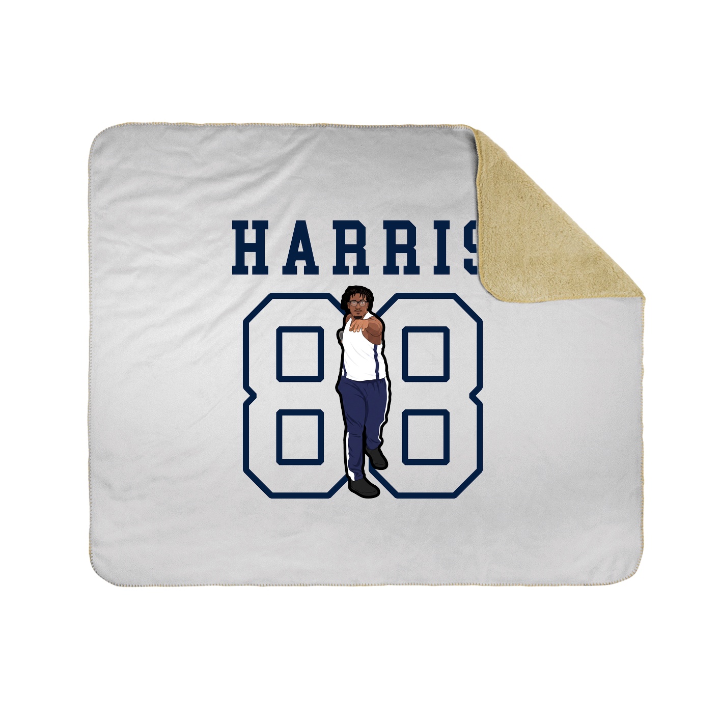 Throw Blanket — Shirsey in White