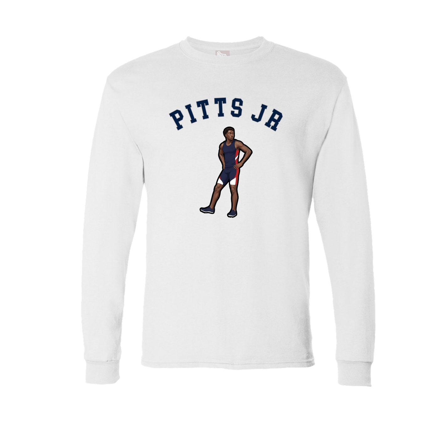 Long Sleeve Tee — Shirsey Arch in White
