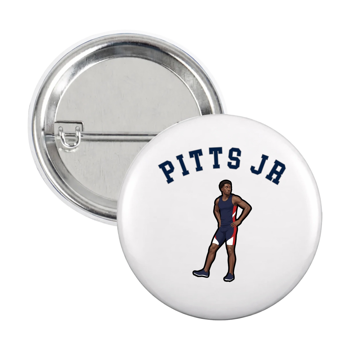 Game Day Button — Shirsey Arch in White