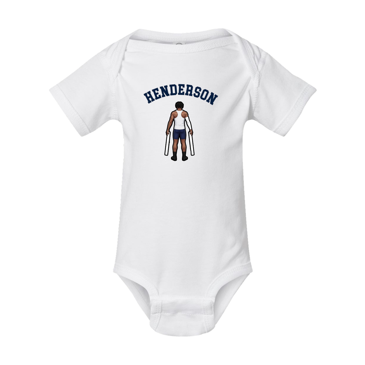 Baby Onesie — Shirsey Arch in White