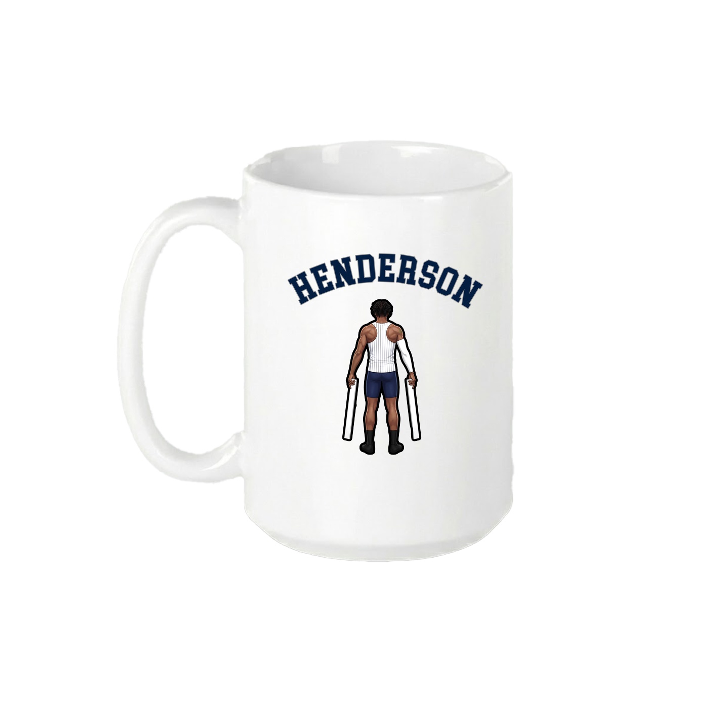 15oz Coffee Mug — Shirsey Arch in White