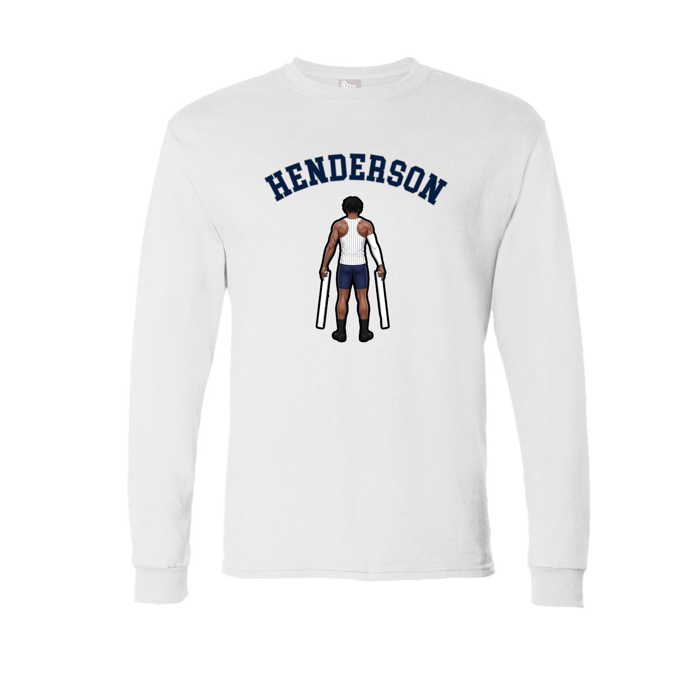 Long Sleeve Tee — Shirsey Arch in White