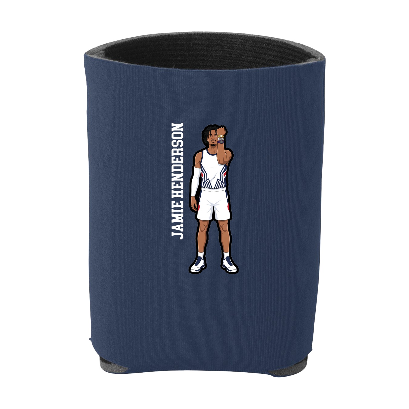 Can Holder — Name Vertical in Navy