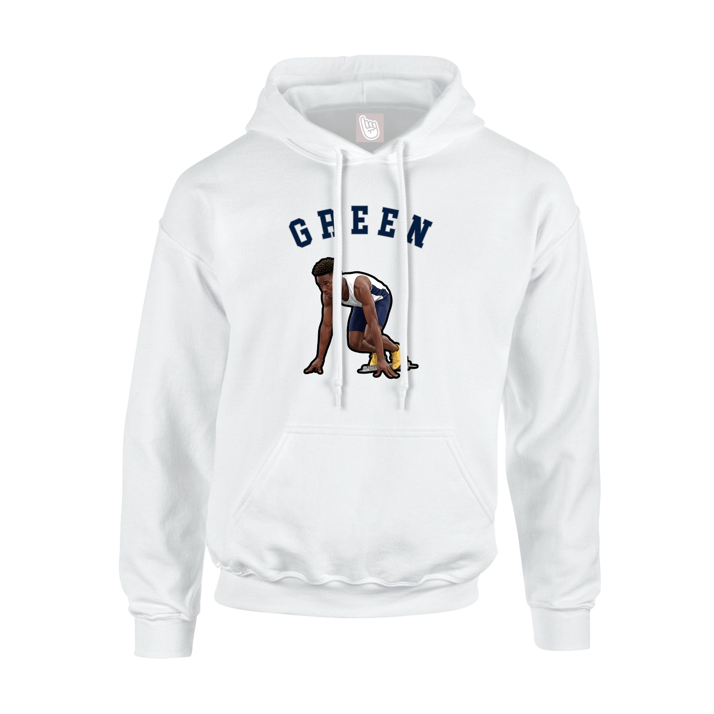 Hoodie — Shirsey Arch in White