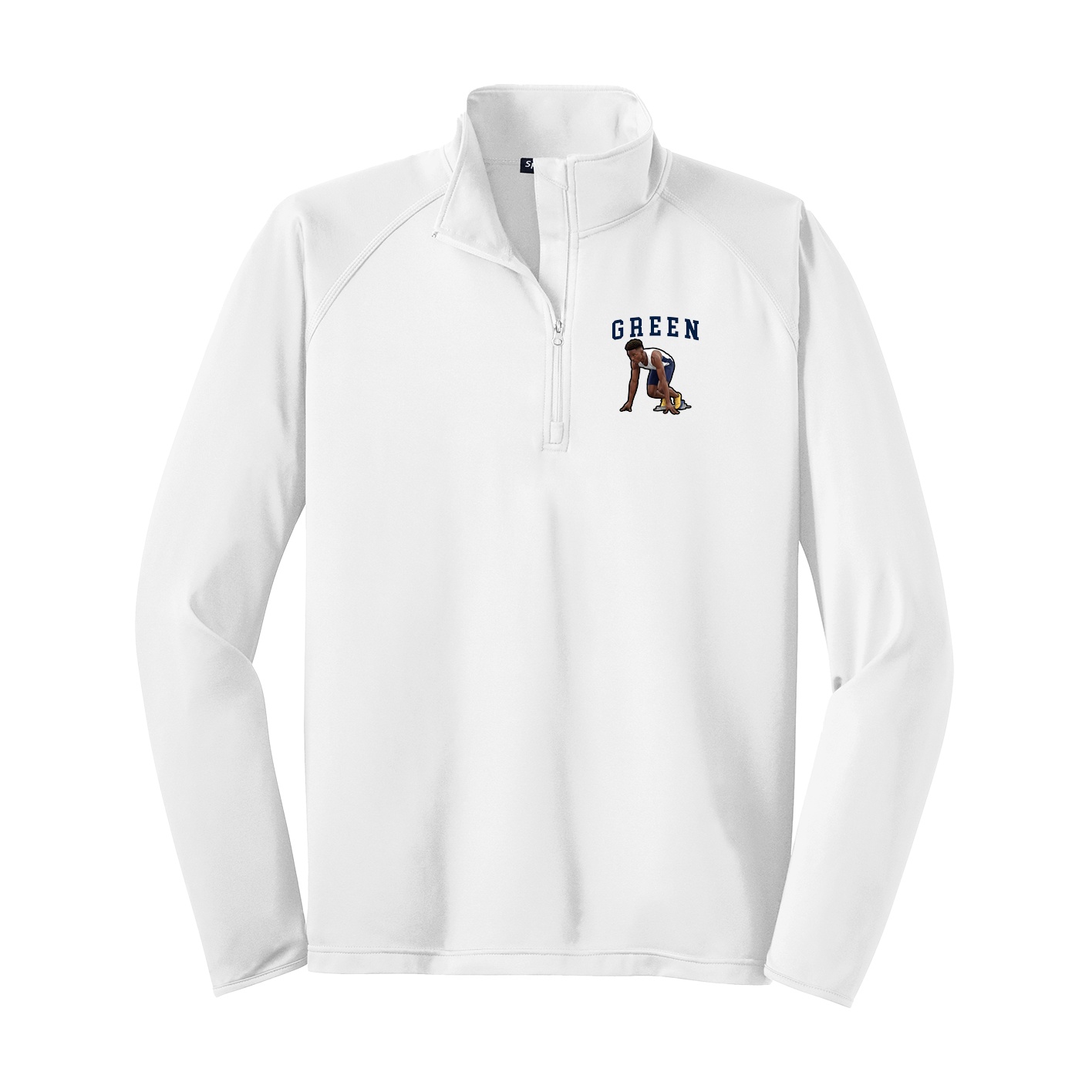 Q-Zip Pullover — Shirsey in White