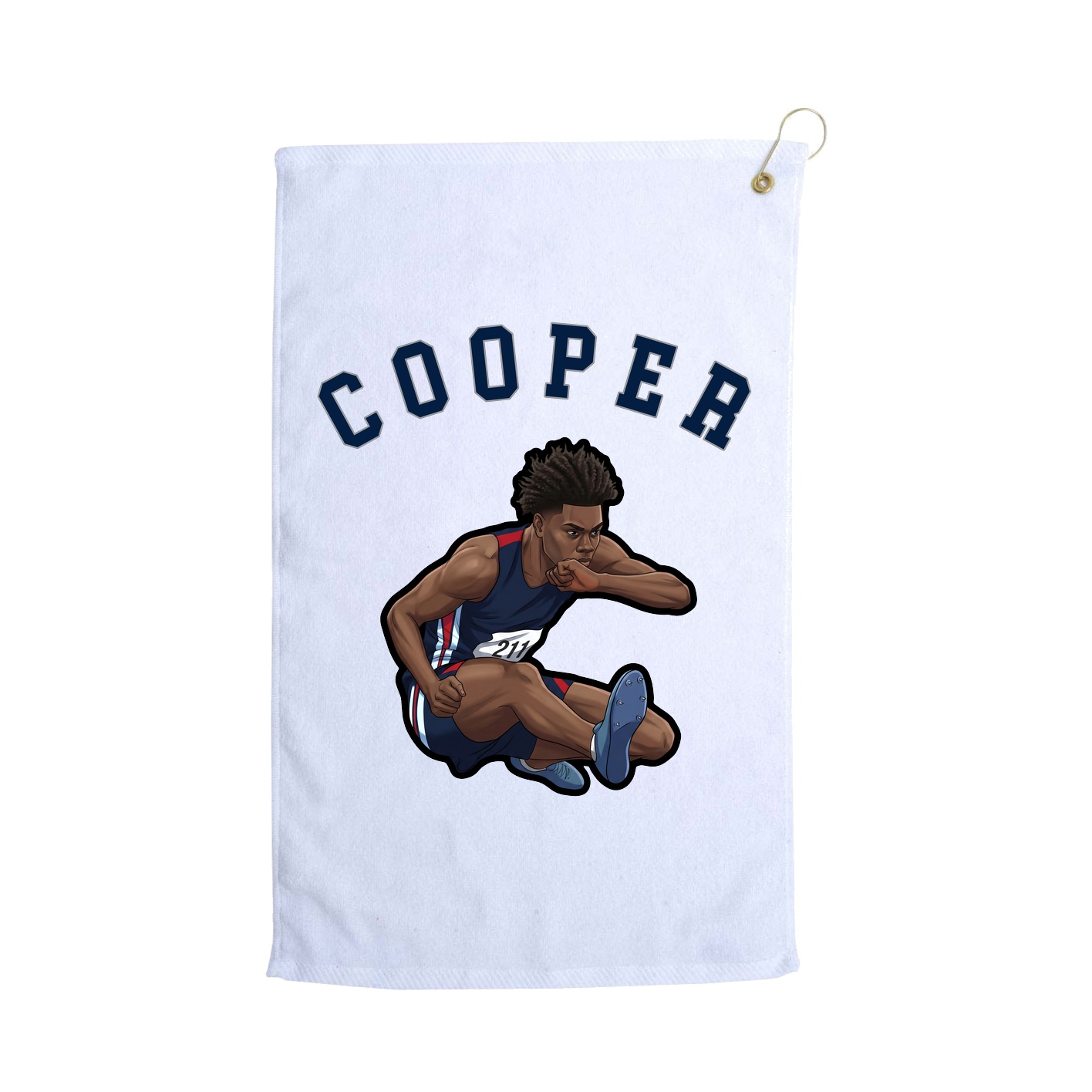 Golf Towel — Shirsey Arch in White