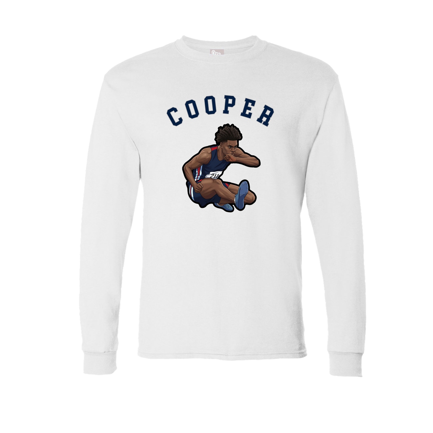 Long Sleeve Tee — Shirsey Arch in White