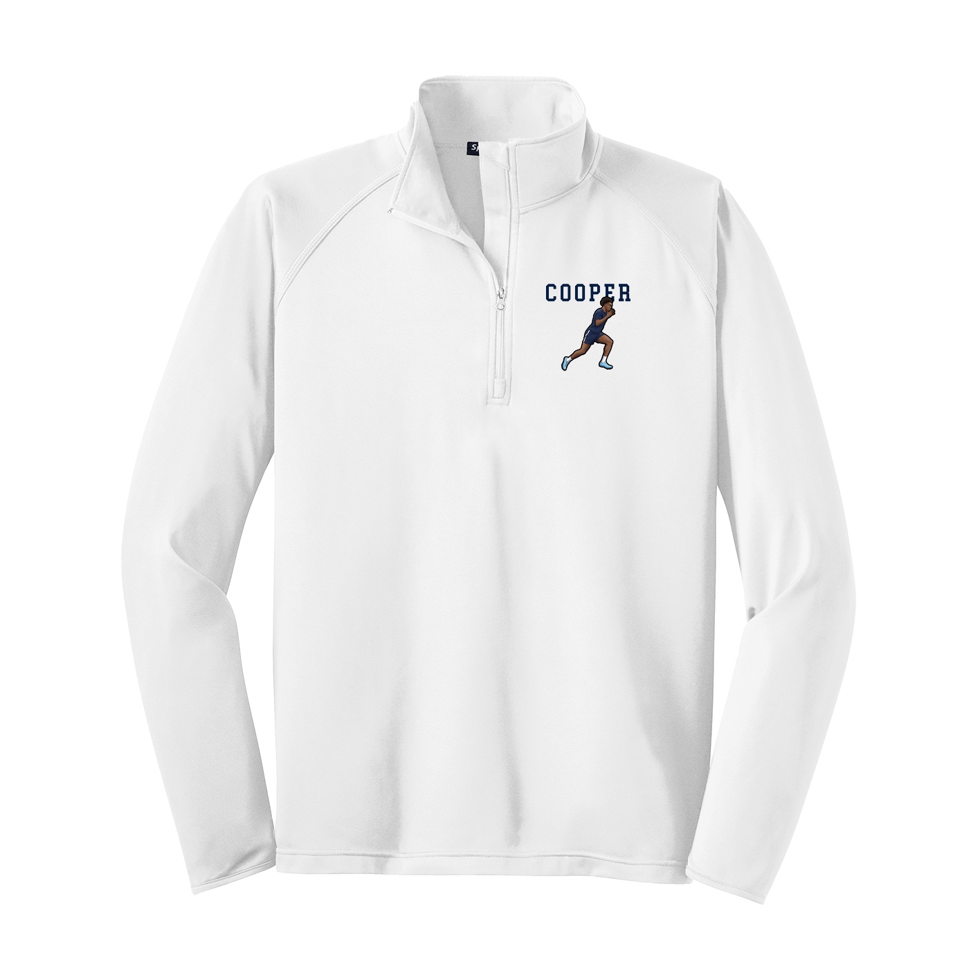 Q-Zip Pullover — Shirsey in White