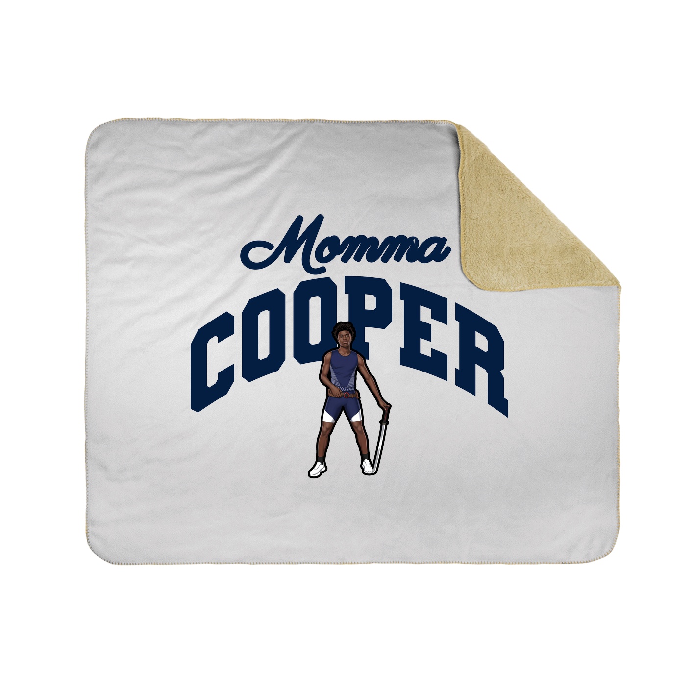 Throw Blanket — Mothers Day Arch in White