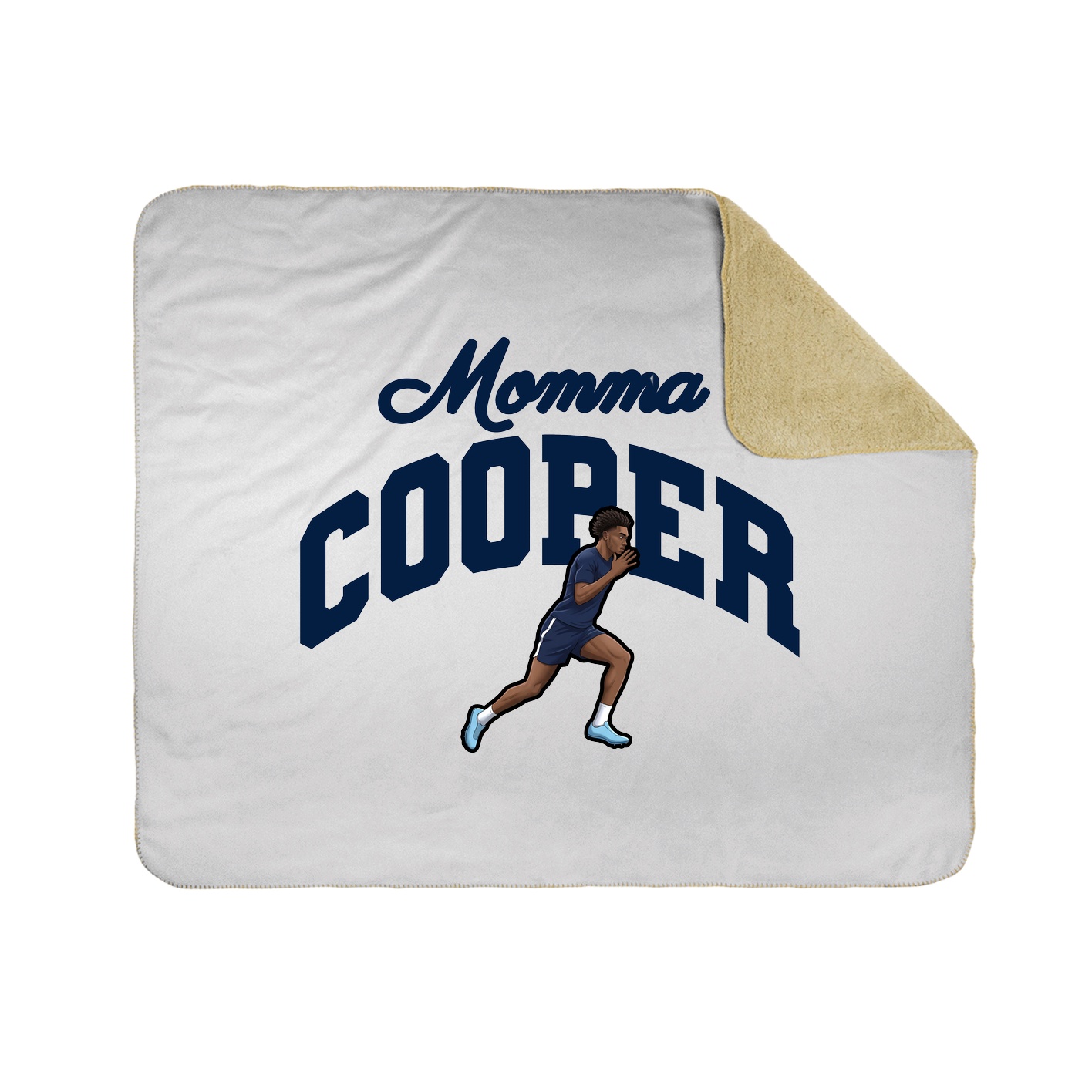 Throw Blanket — Mothers Day Arch in White