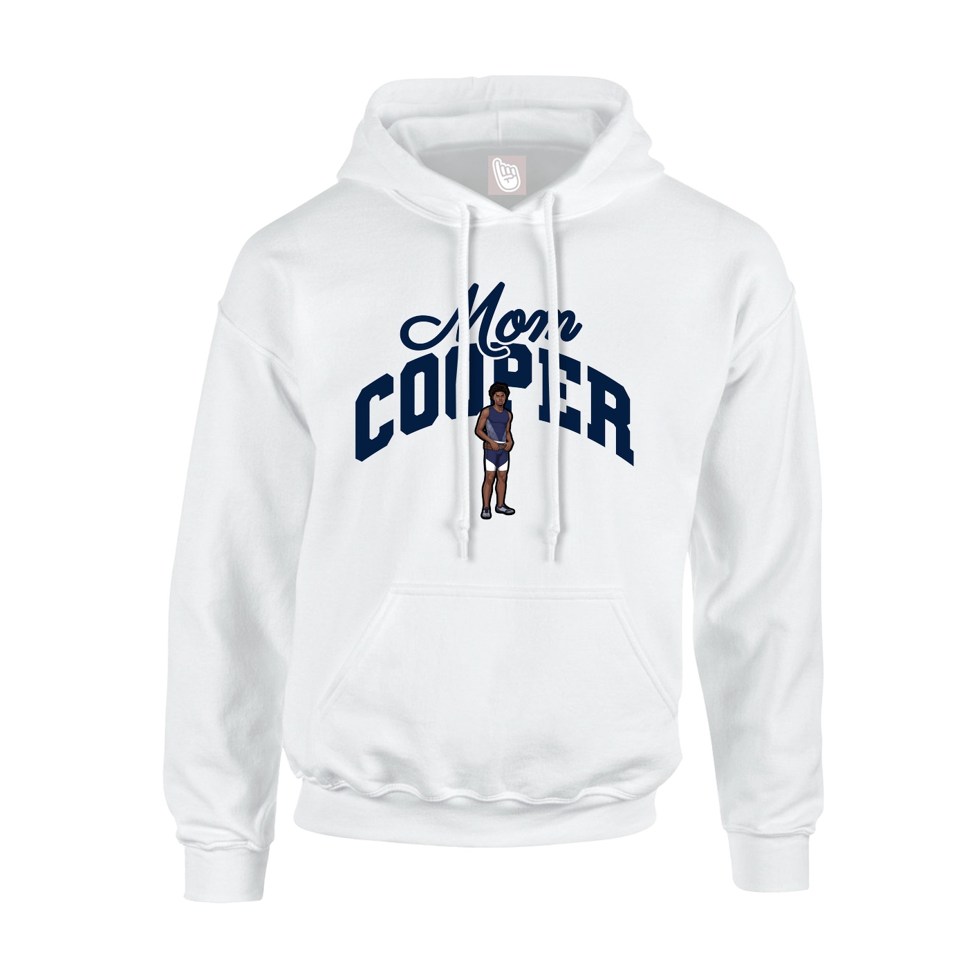 Hoodie — Mothers Day Arch in White