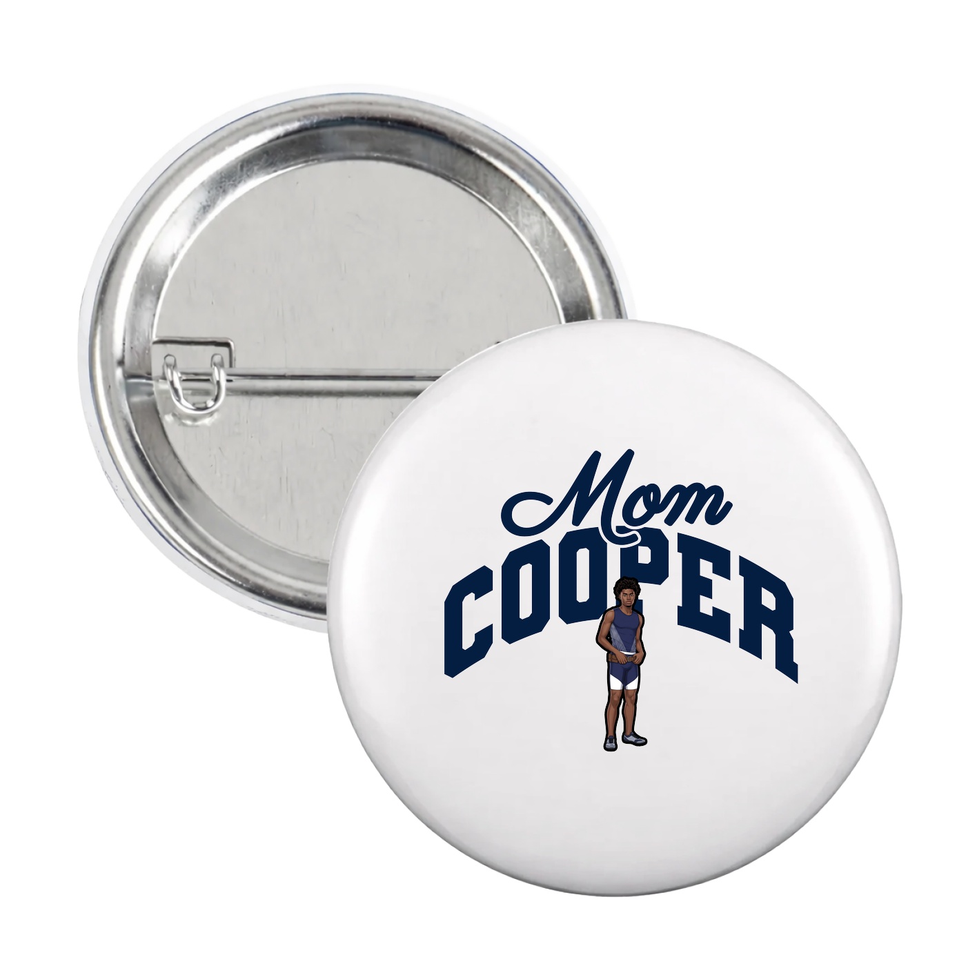 Game Day Button — Mothers Day Arch in White
