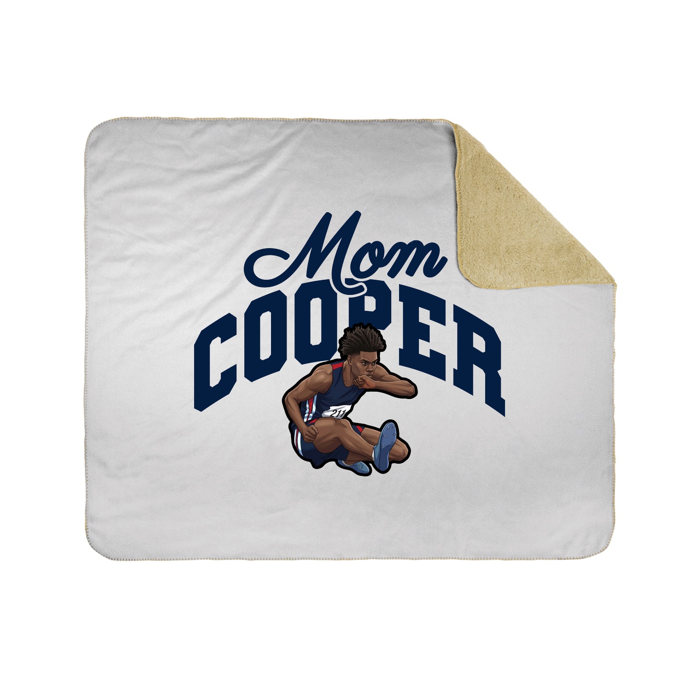 Throw Blanket — Mothers Day Arch in White