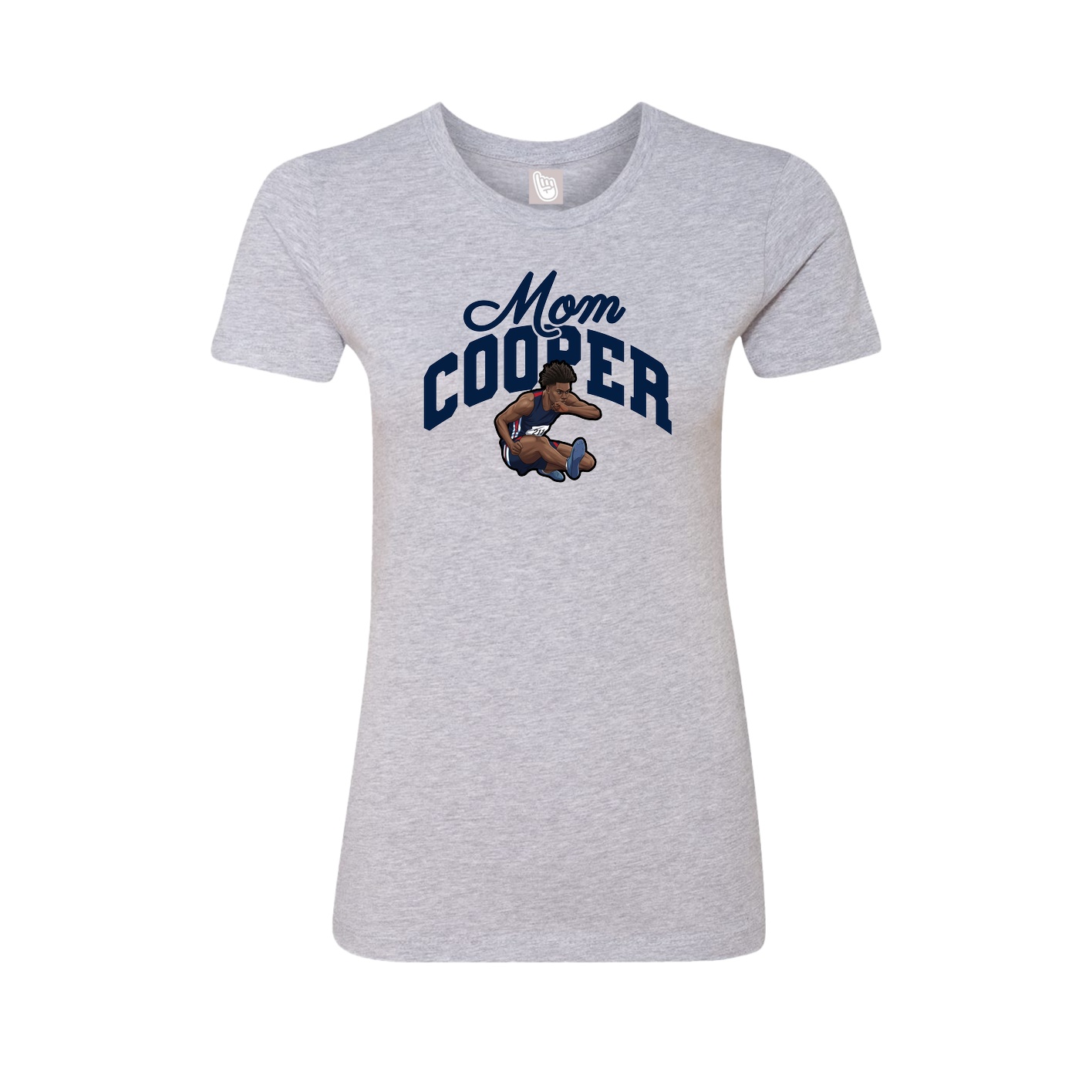 Womens Tee — Mothers Day Arch in Grey