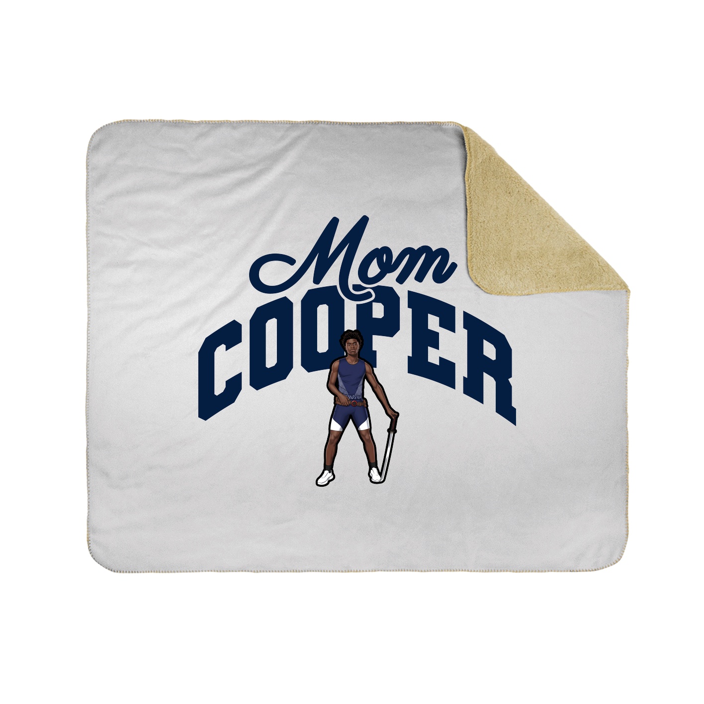 Throw Blanket — Mothers Day Arch in White