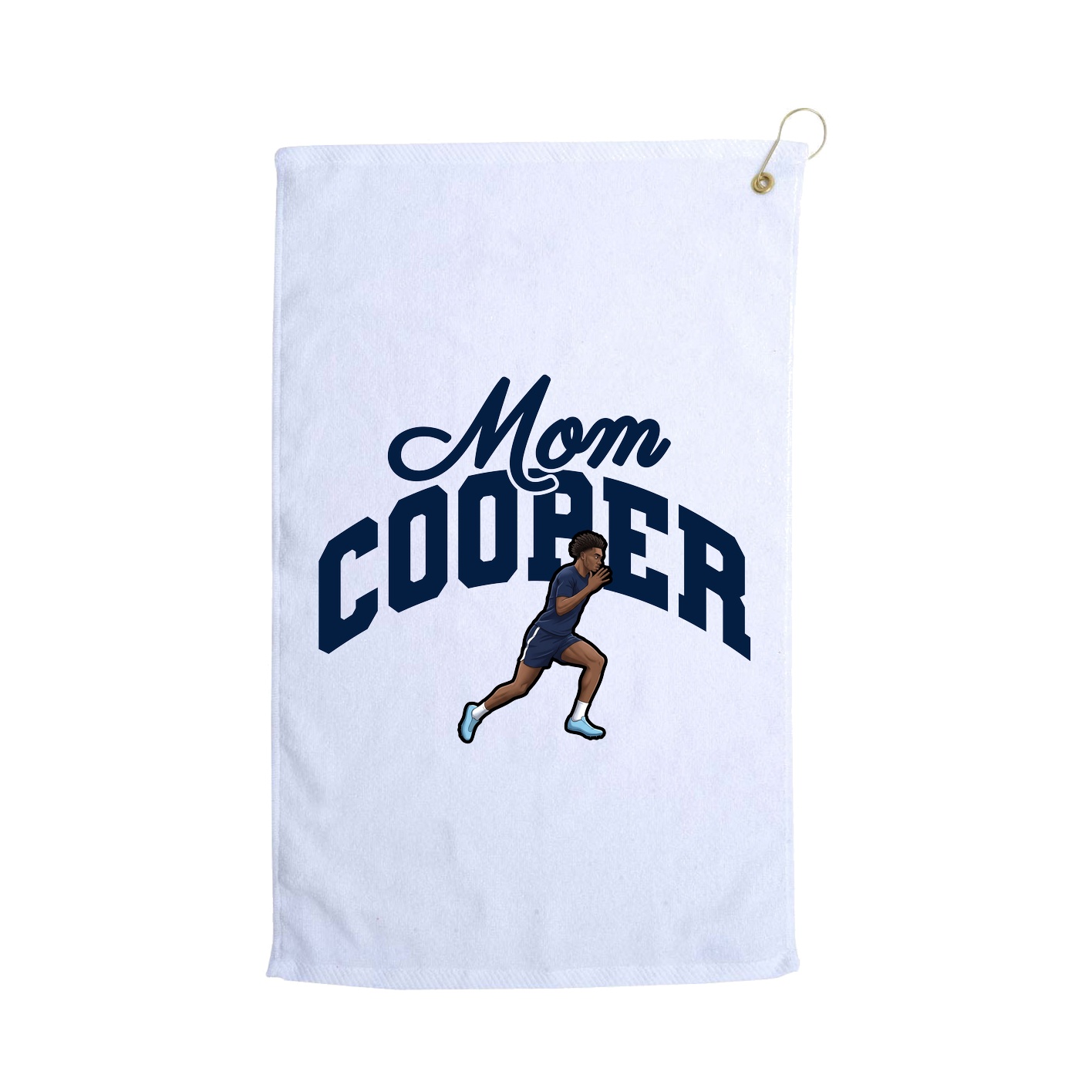 Golf Towel — Mothers Day Arch in White