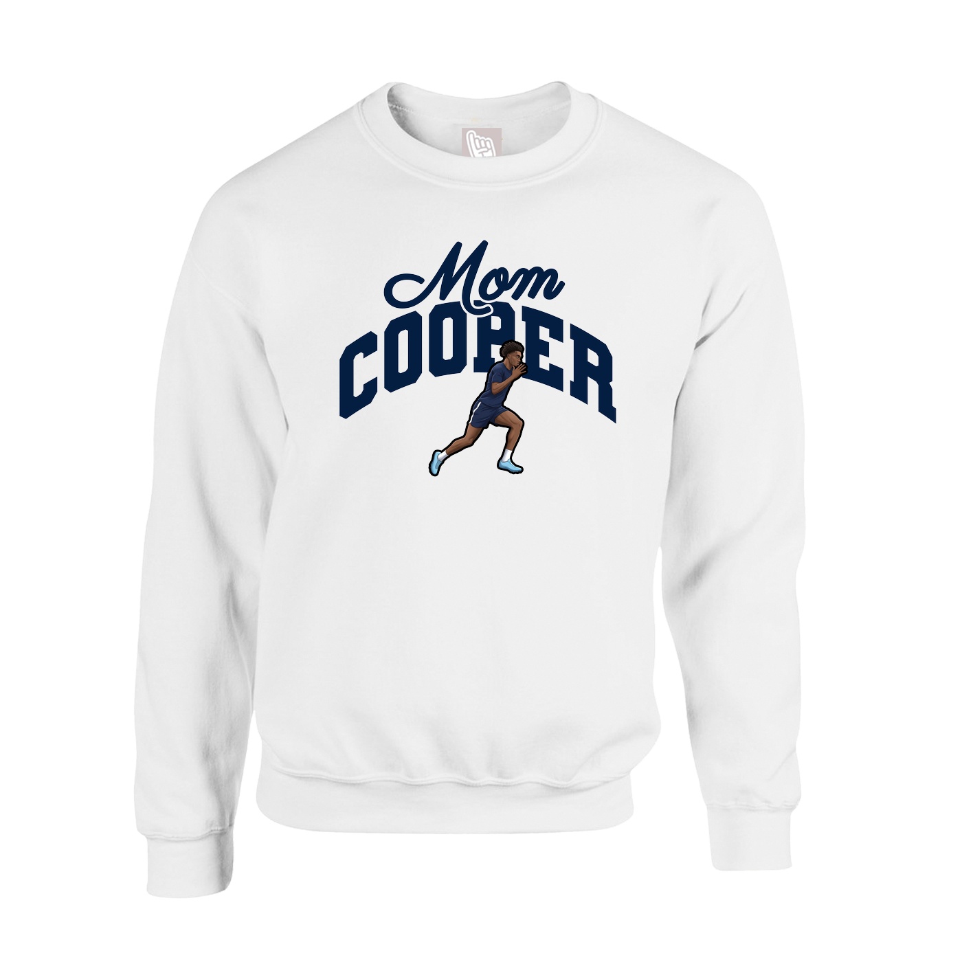 Fleece Crew — Mothers Day Arch in White