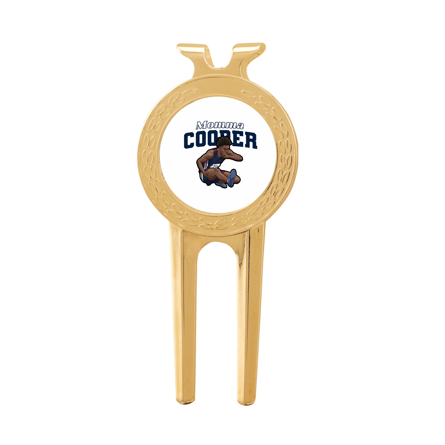 Divot Tool with Ball Marker — Mothers Day Block in Classic