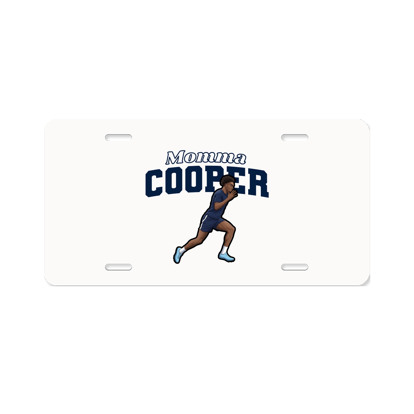 License Plate — Mothers Day Block in Classic