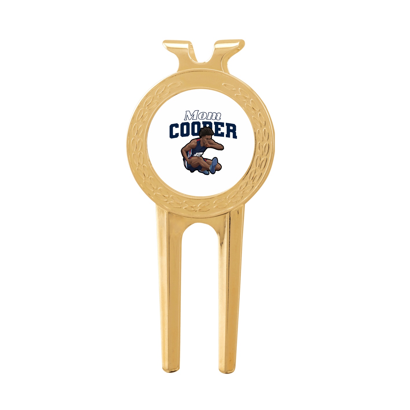 Divot Tool with Ball Marker — Mothers Day Block in Classic