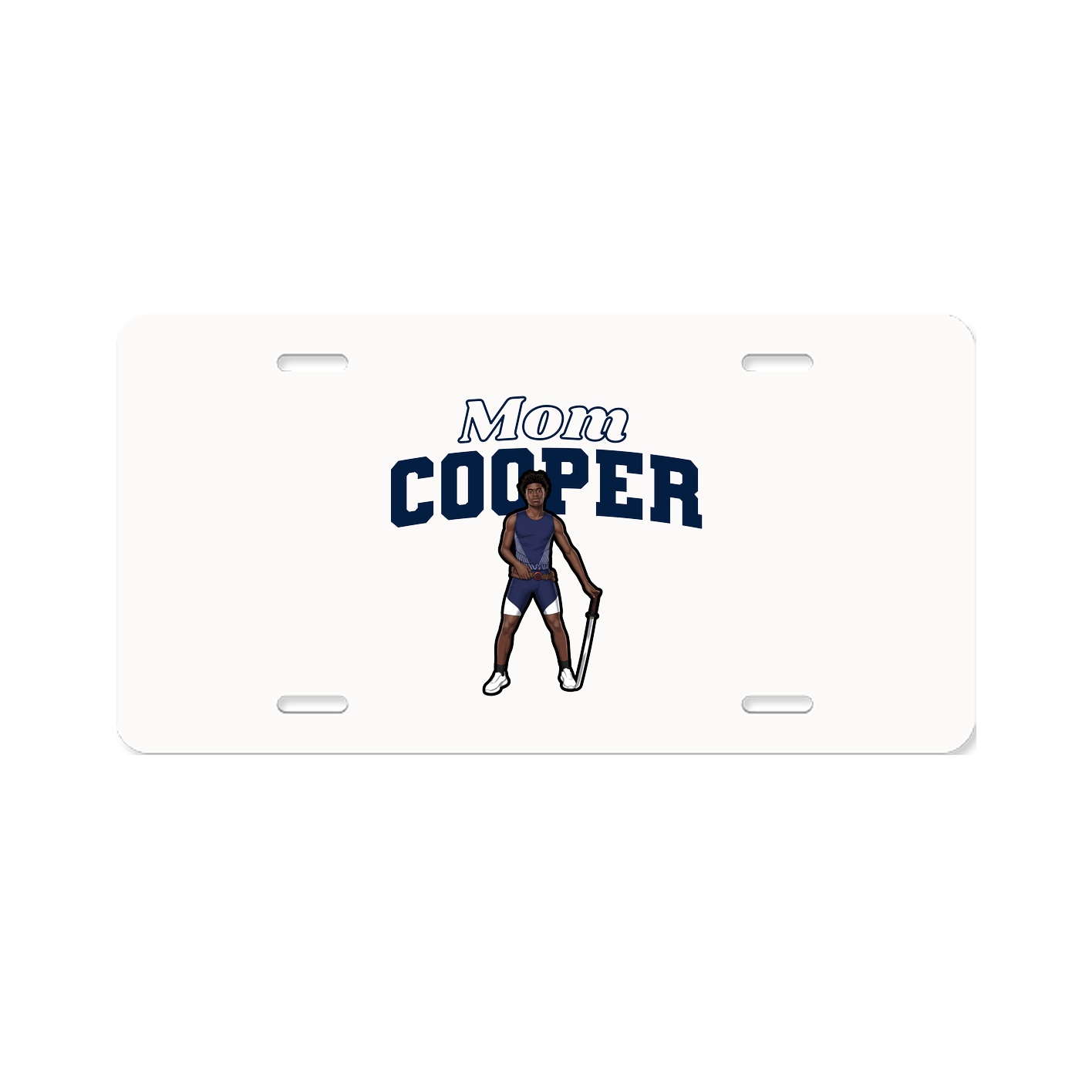 License Plate — Mothers Day Block in Classic