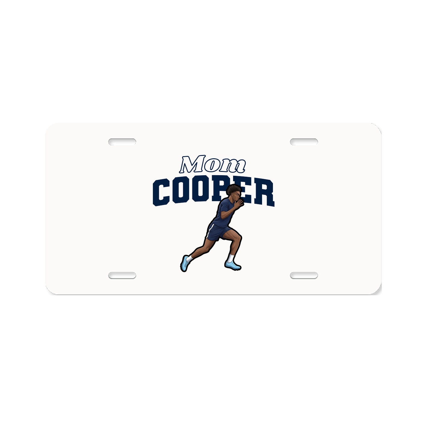 License Plate — Mothers Day Block in Classic