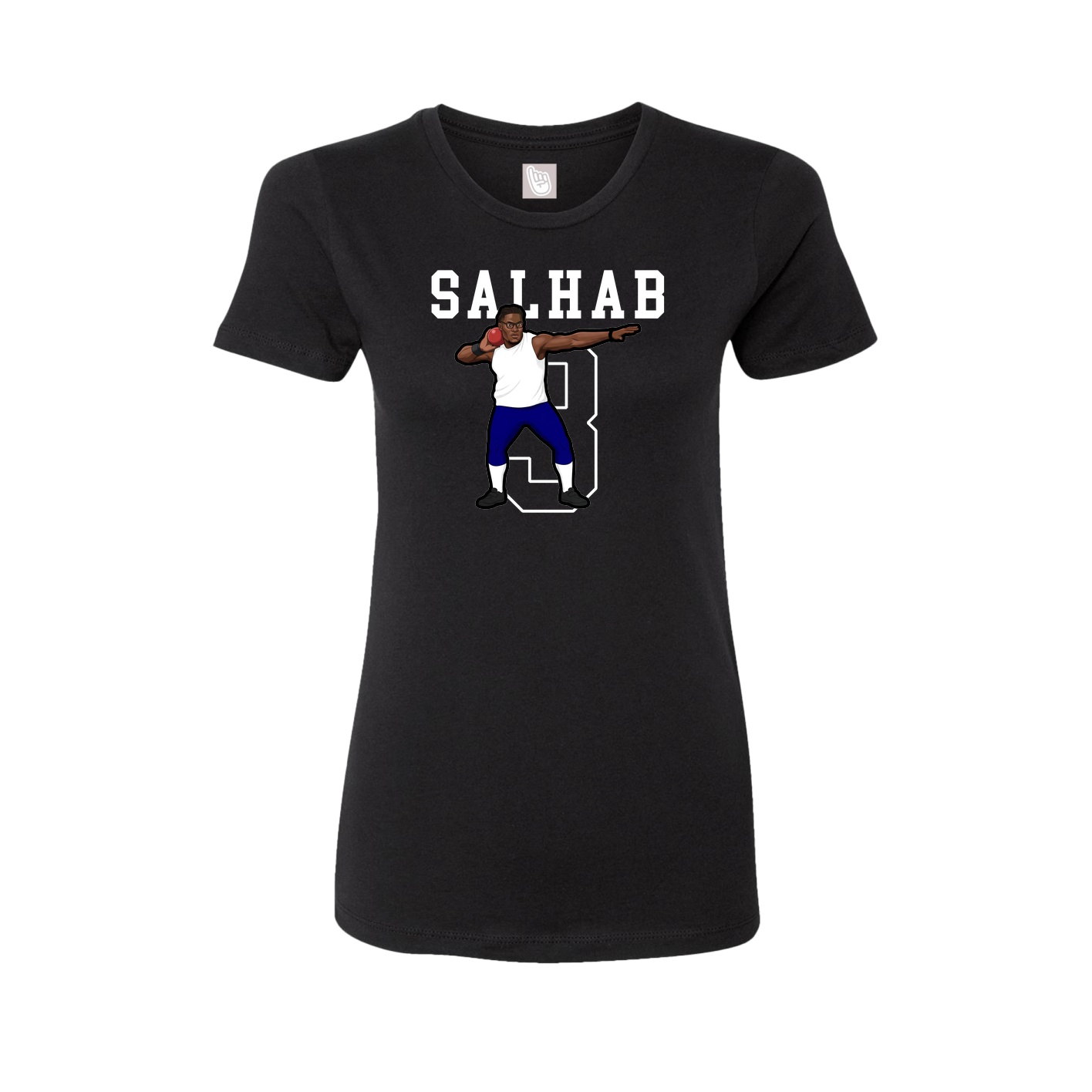 Fitted Women's Tee — Shirsey in Black