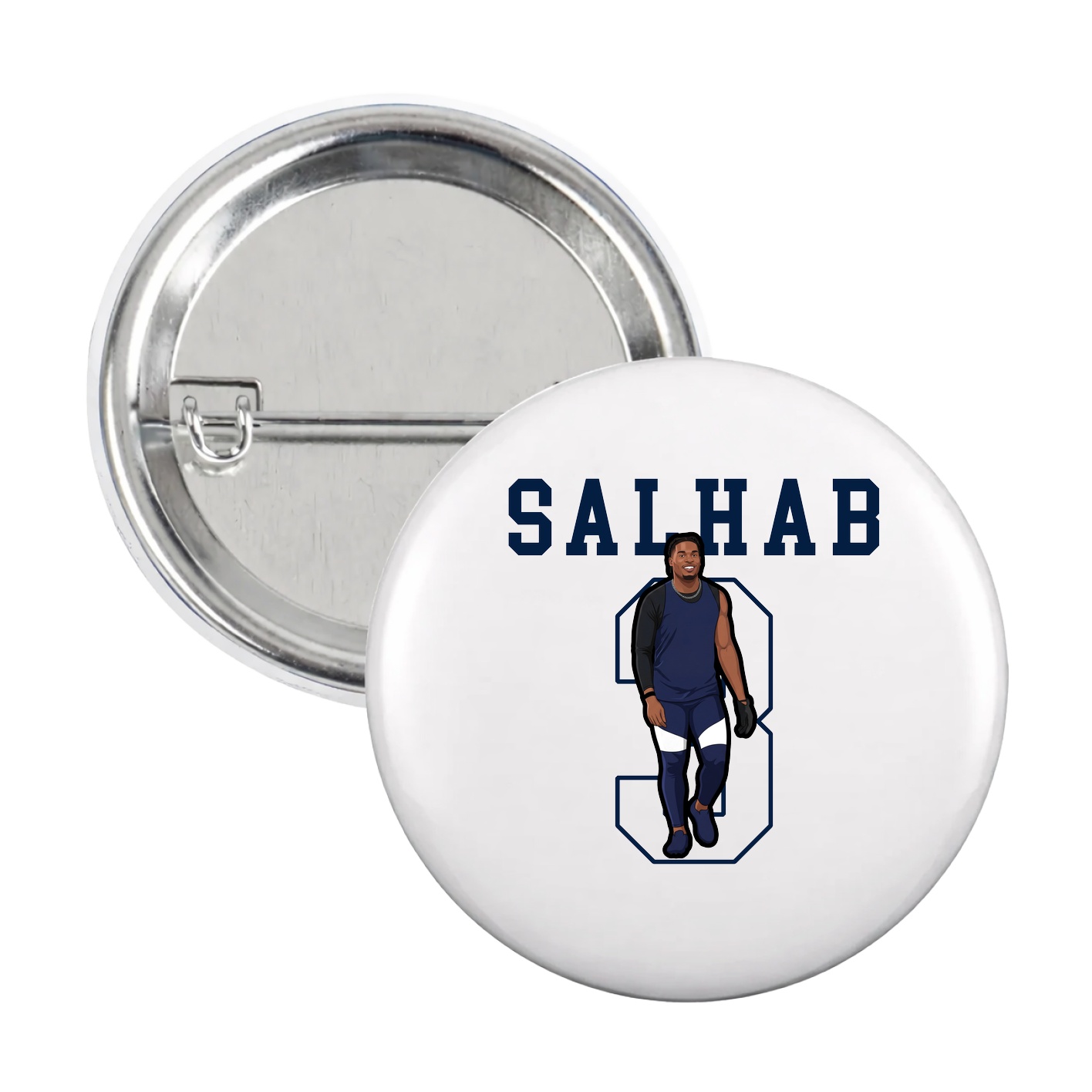 Game Day Button — Shirsey in White