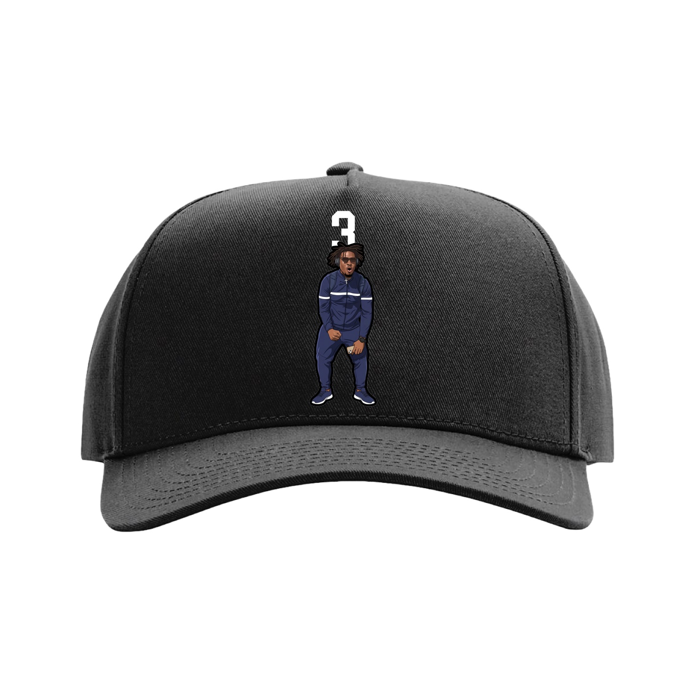 Full Fabric Five-Panel Champ Cap