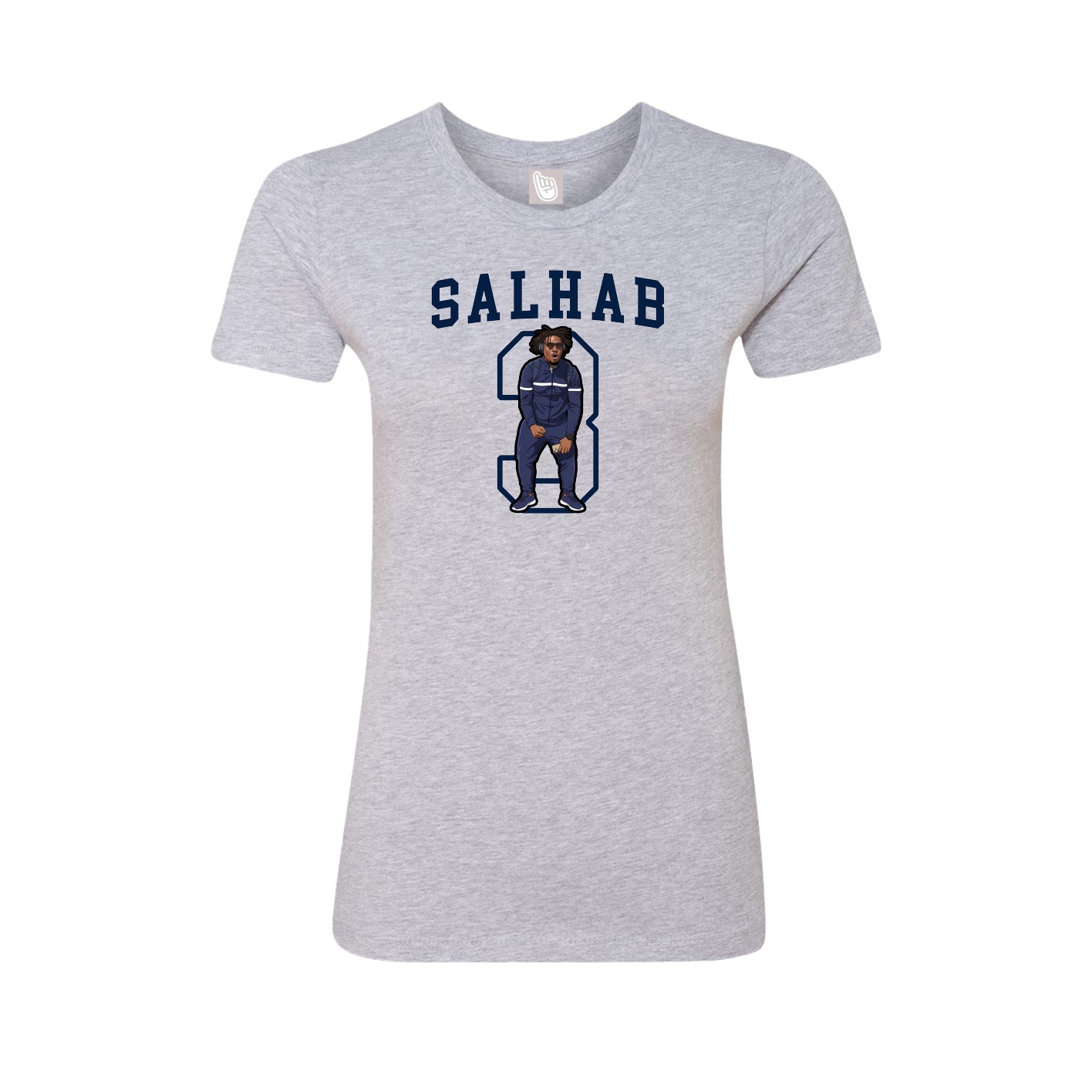 Fitted Women's Tee — Shirsey in Grey