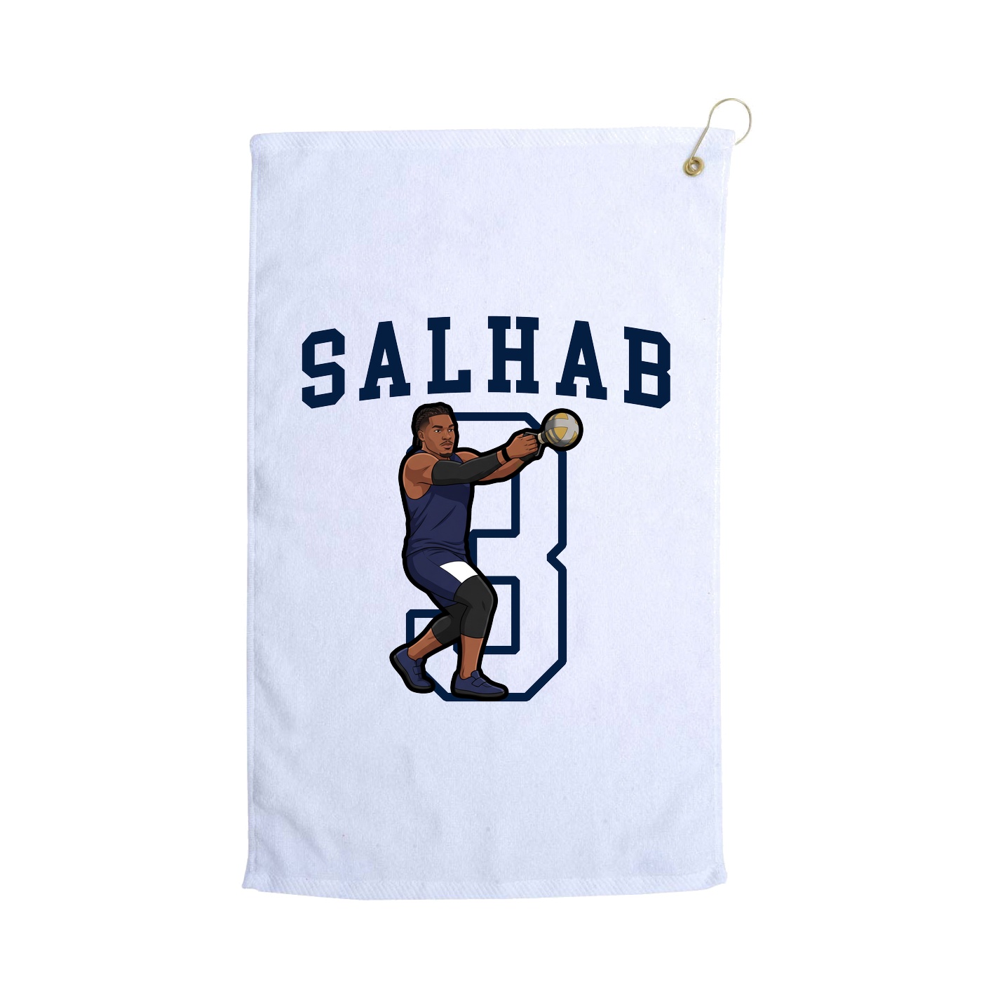 Golf Towel — Shirsey in White