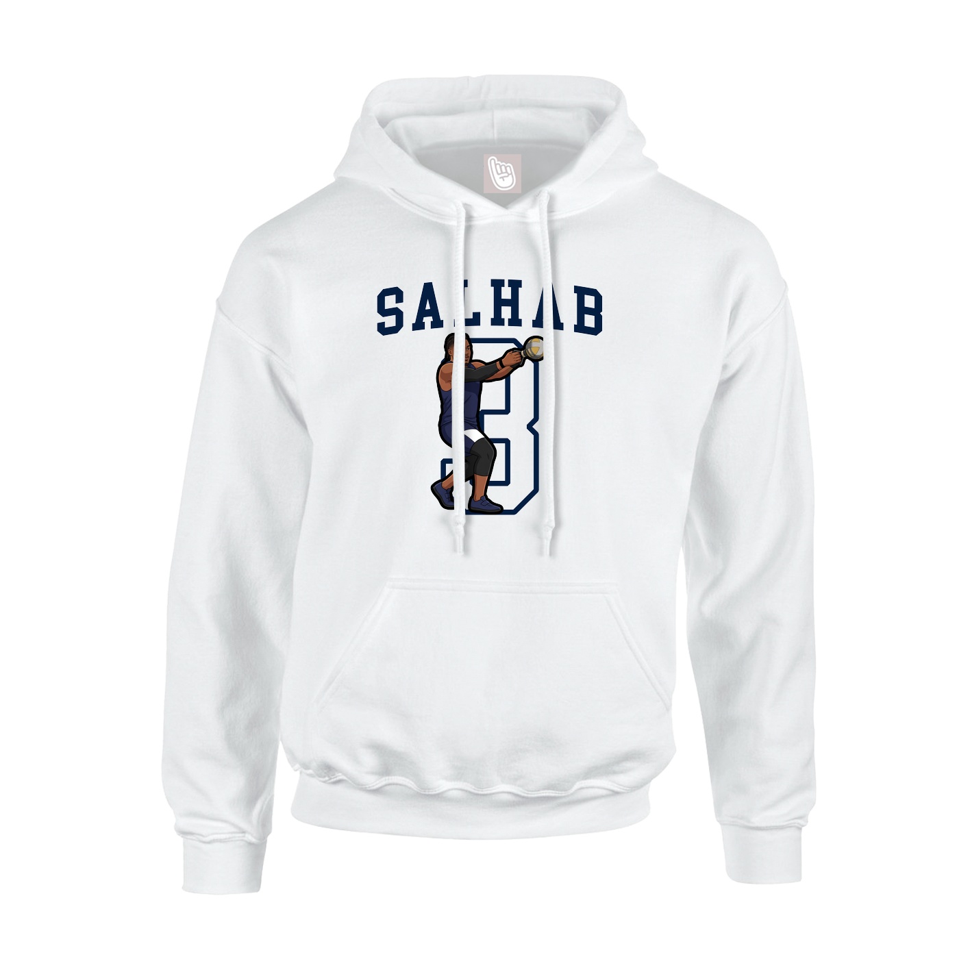 Hoodie — Shirsey in White
