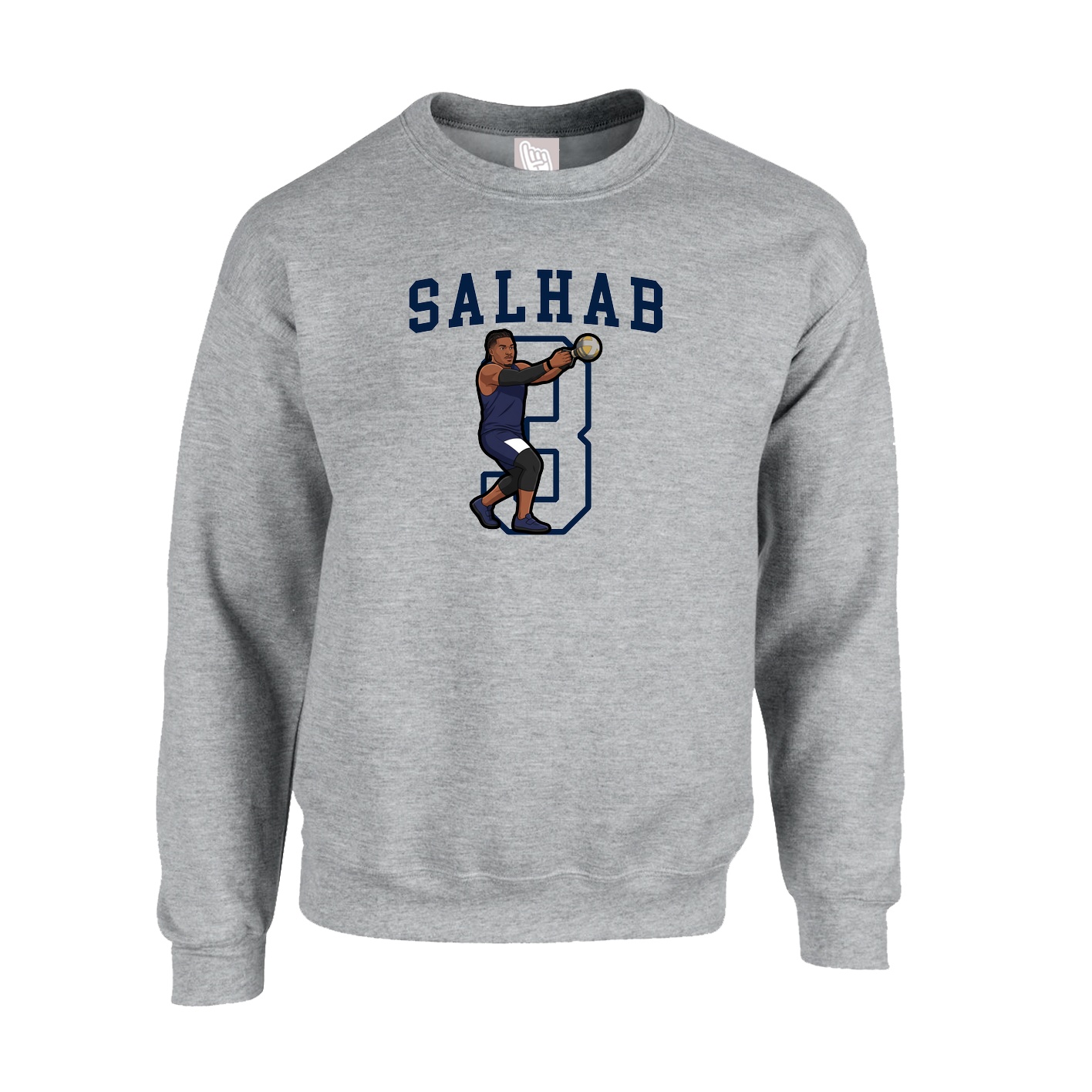 Fleece Crew — Shirsey in Grey