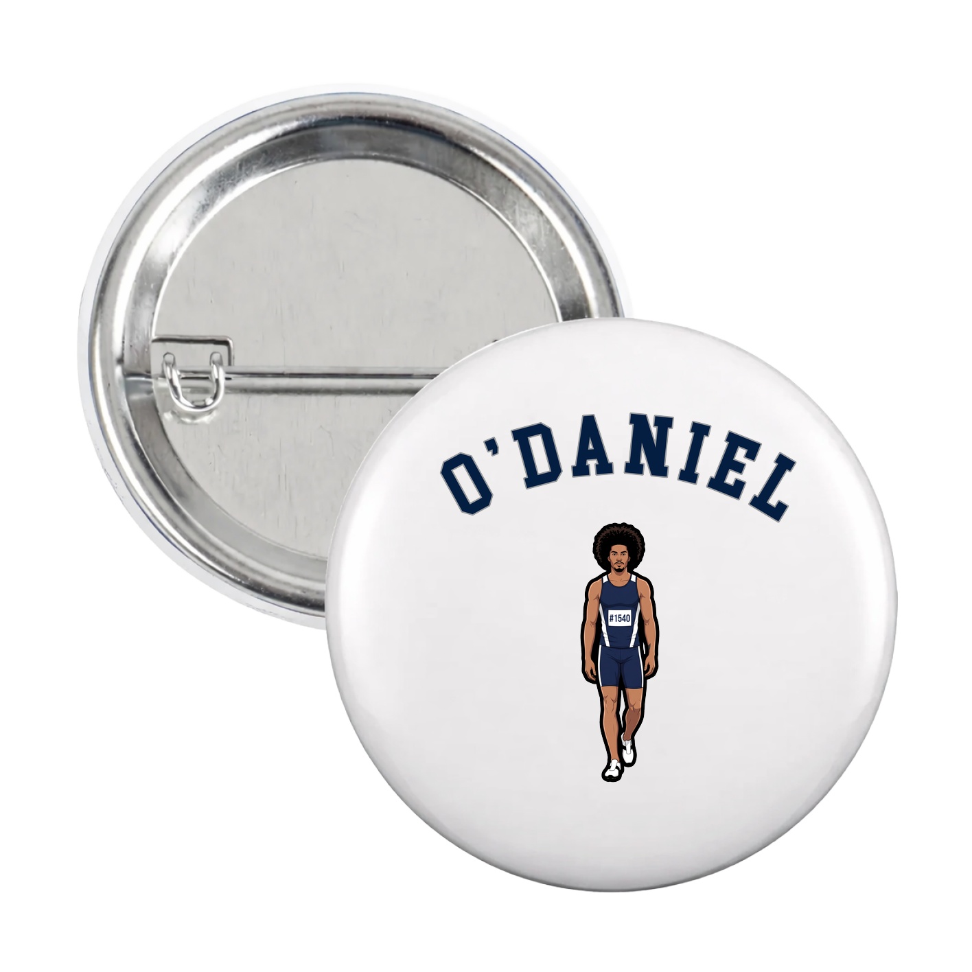 Game Day Button — Shirsey Arch in White