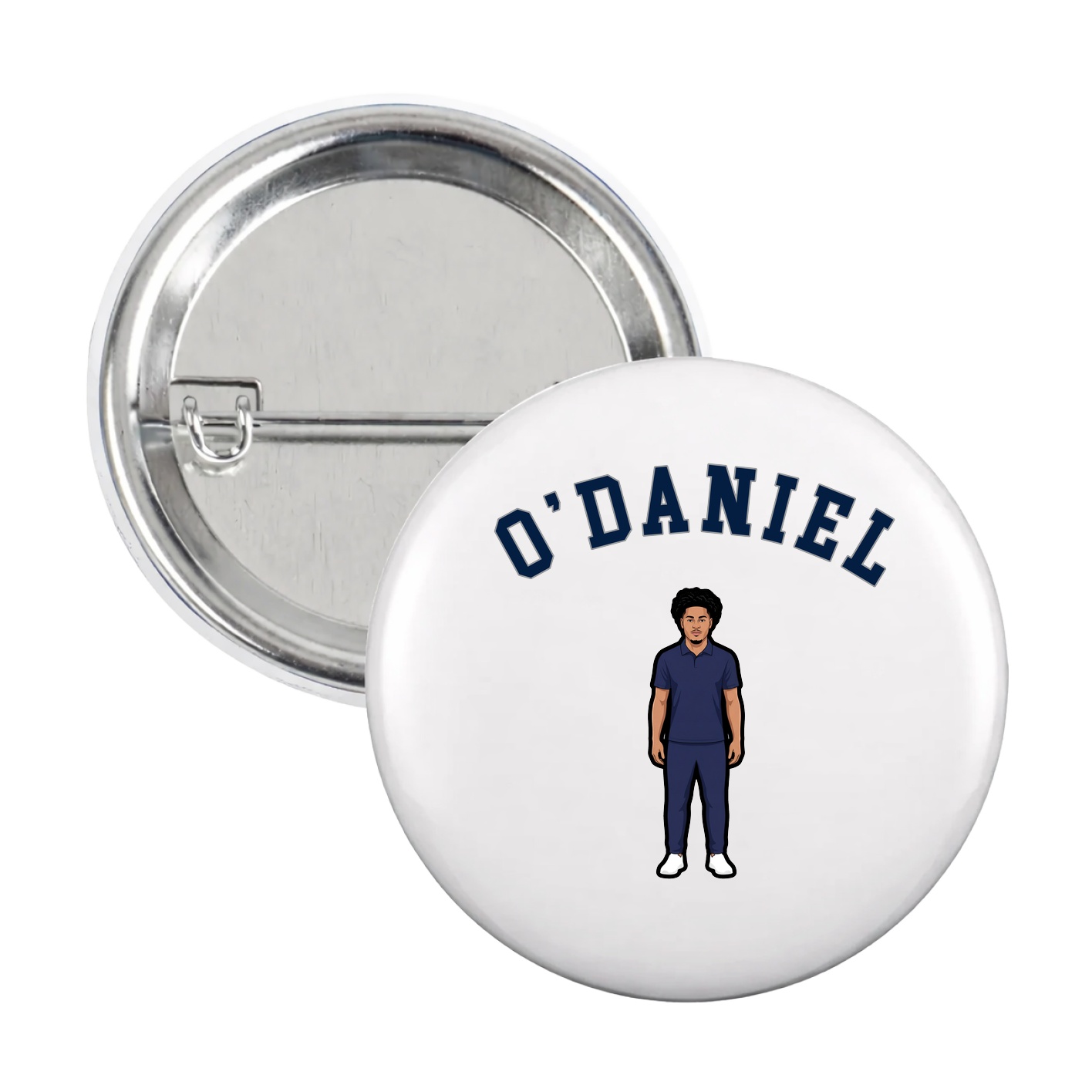 Game Day Button — Shirsey Arch in White
