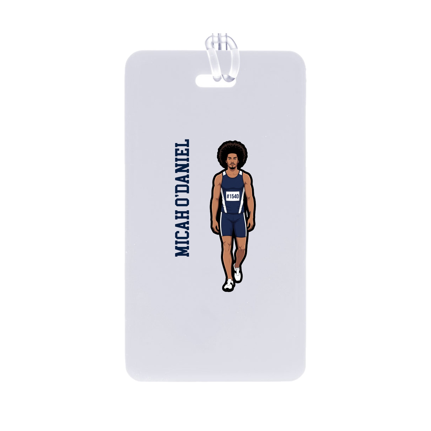Bag Tag — Name Vertical in Classic