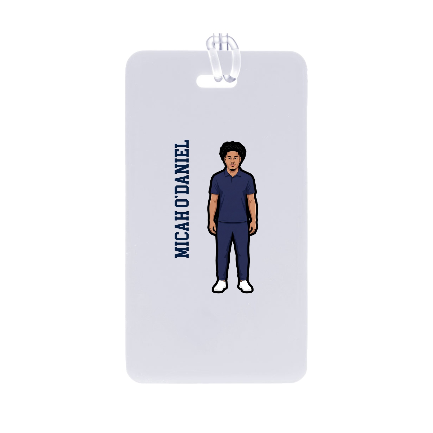 Bag Tag — Name Vertical in Classic