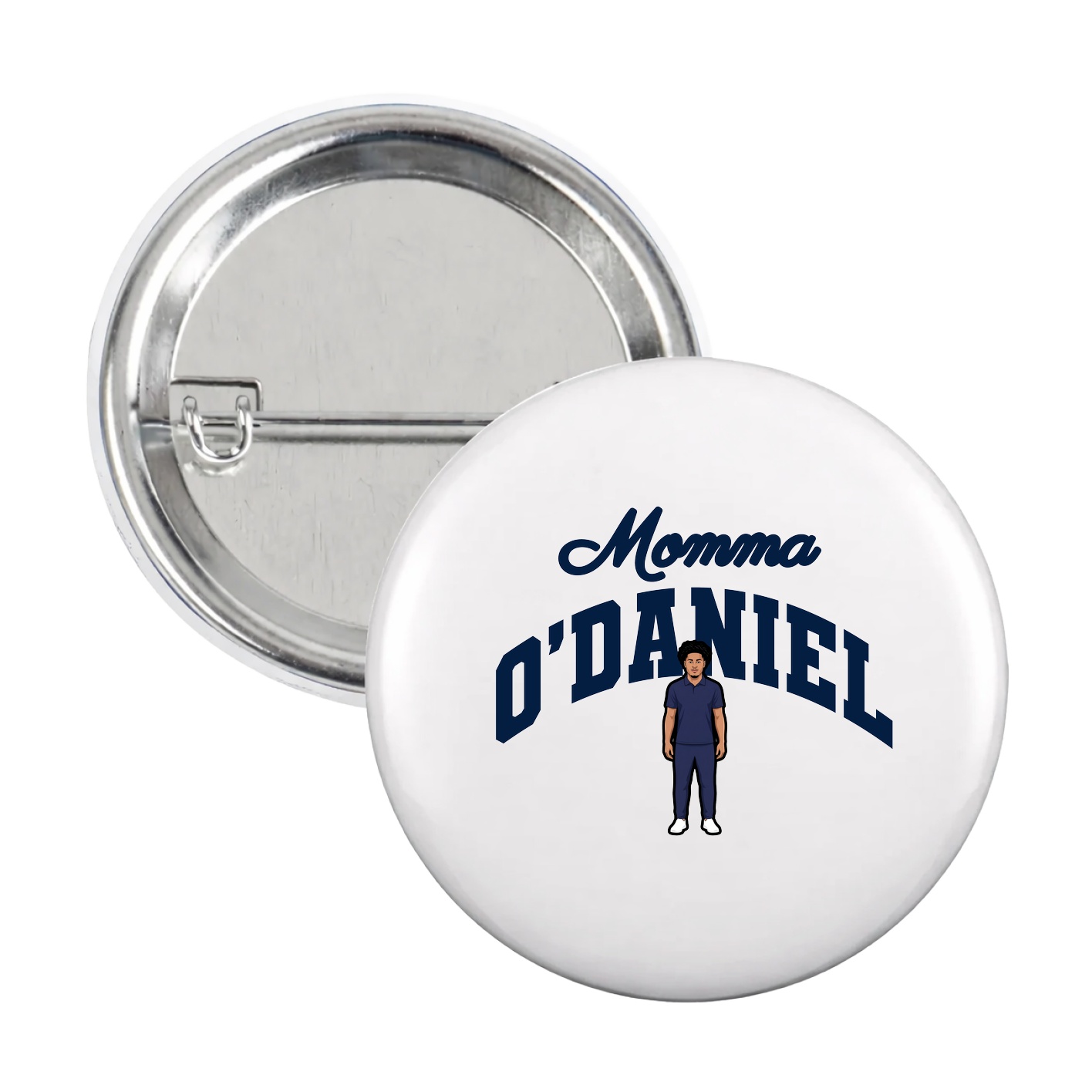 Game Day Button — Mothers Day Arch in White