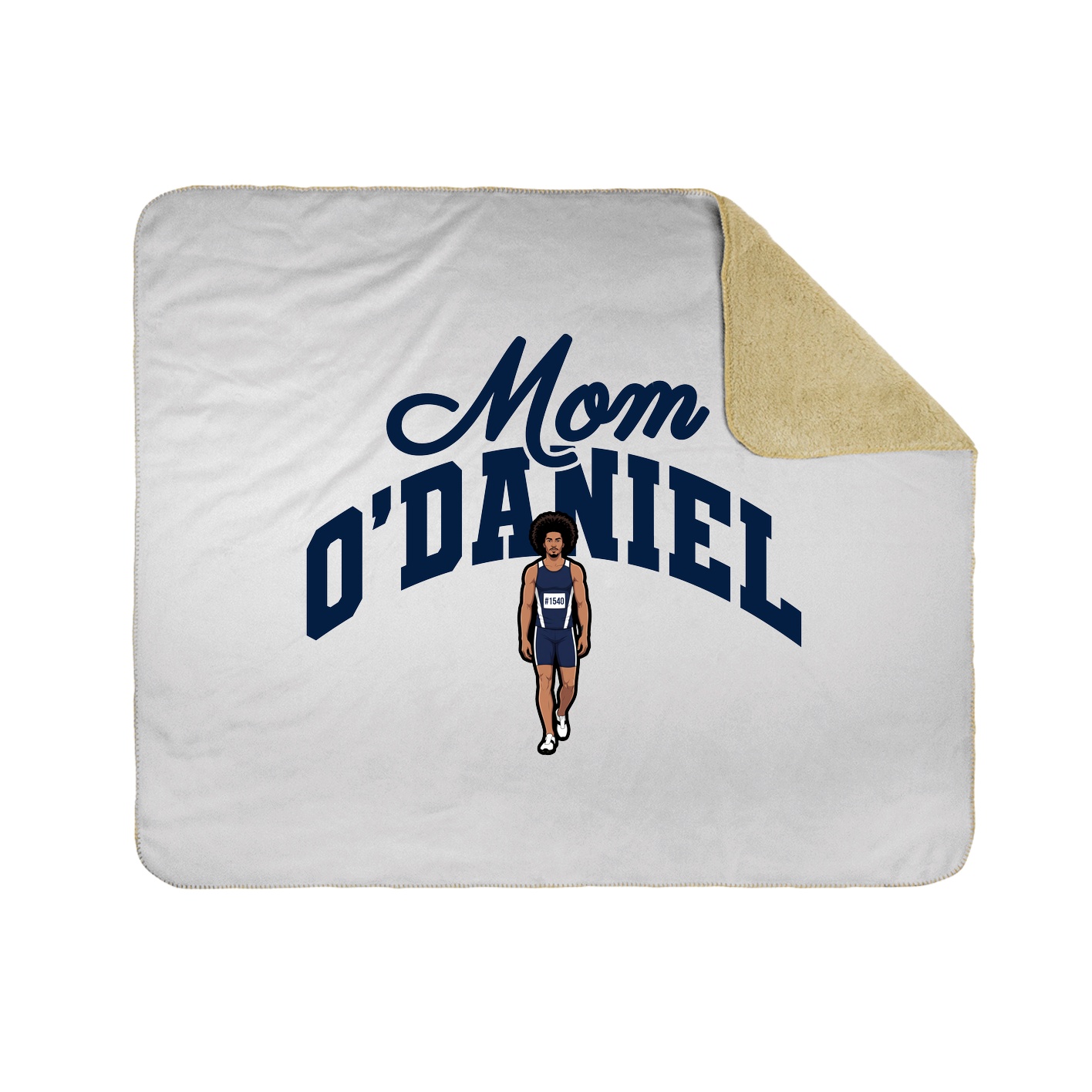 Throw Blanket — Mothers Day Arch in White
