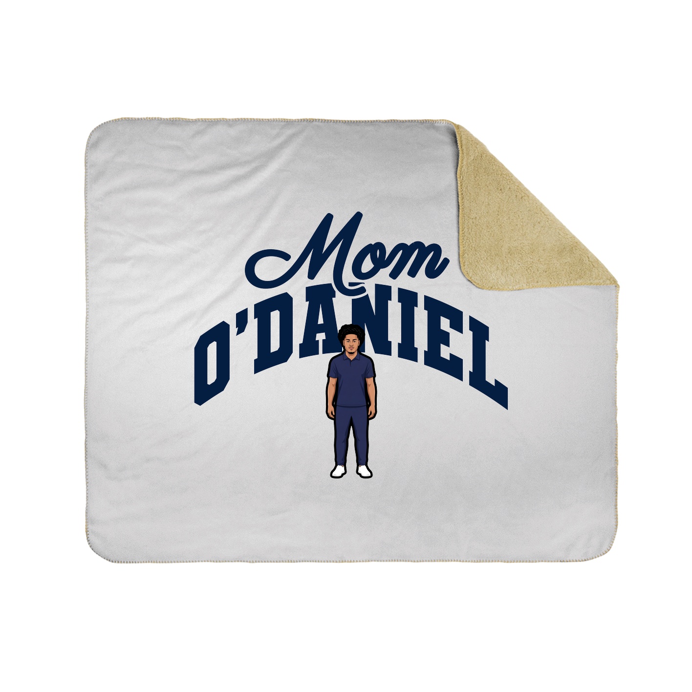 Throw Blanket — Mothers Day Arch in White