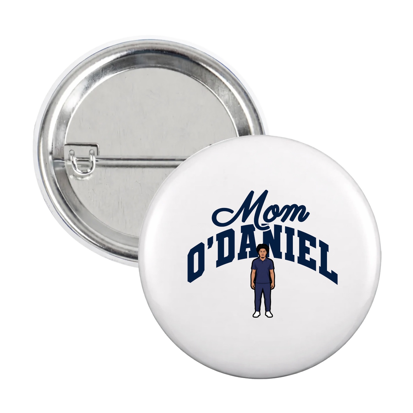 Game Day Button — Mothers Day Arch in White