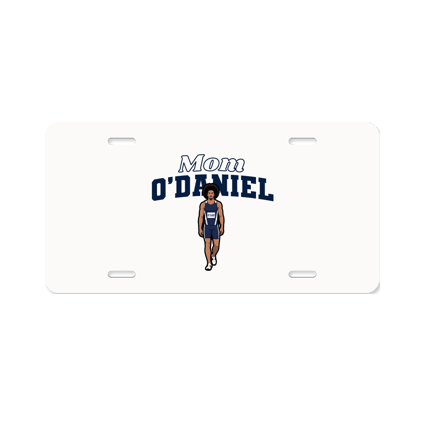 License Plate — Mothers Day Block in Classic