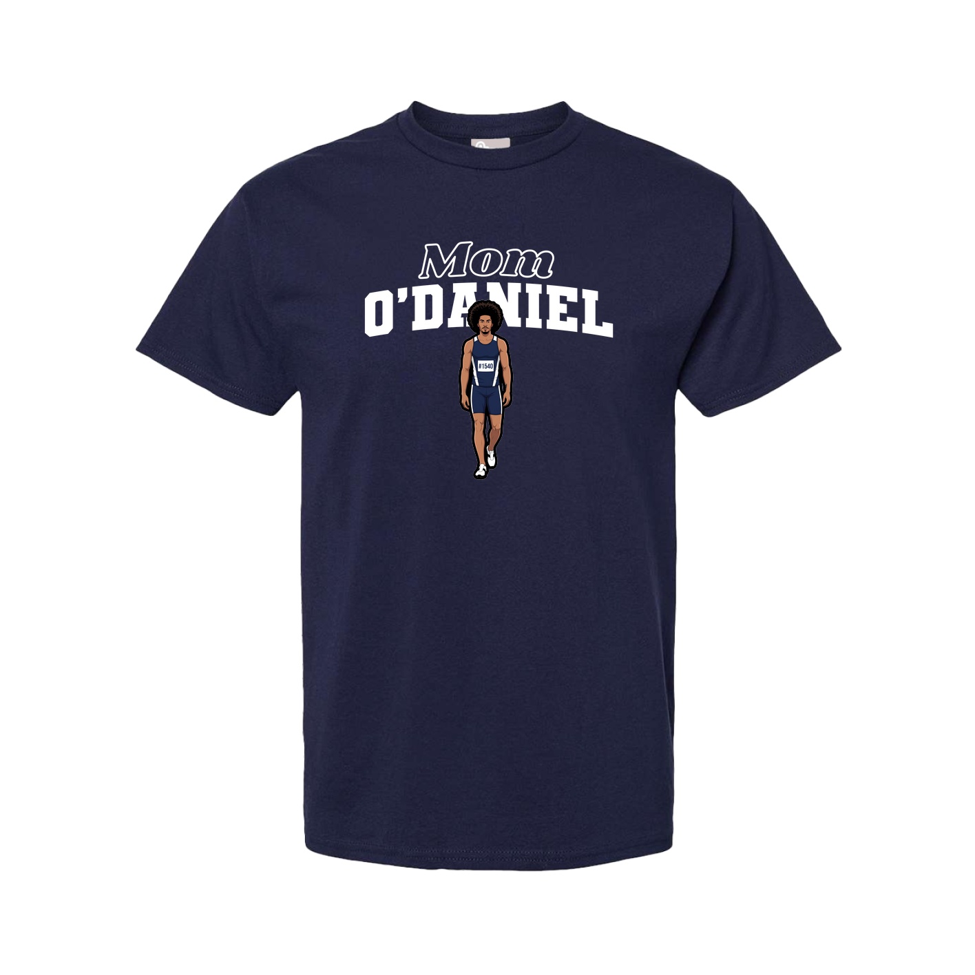 Youth Tee — Mothers Day Block in Navy
