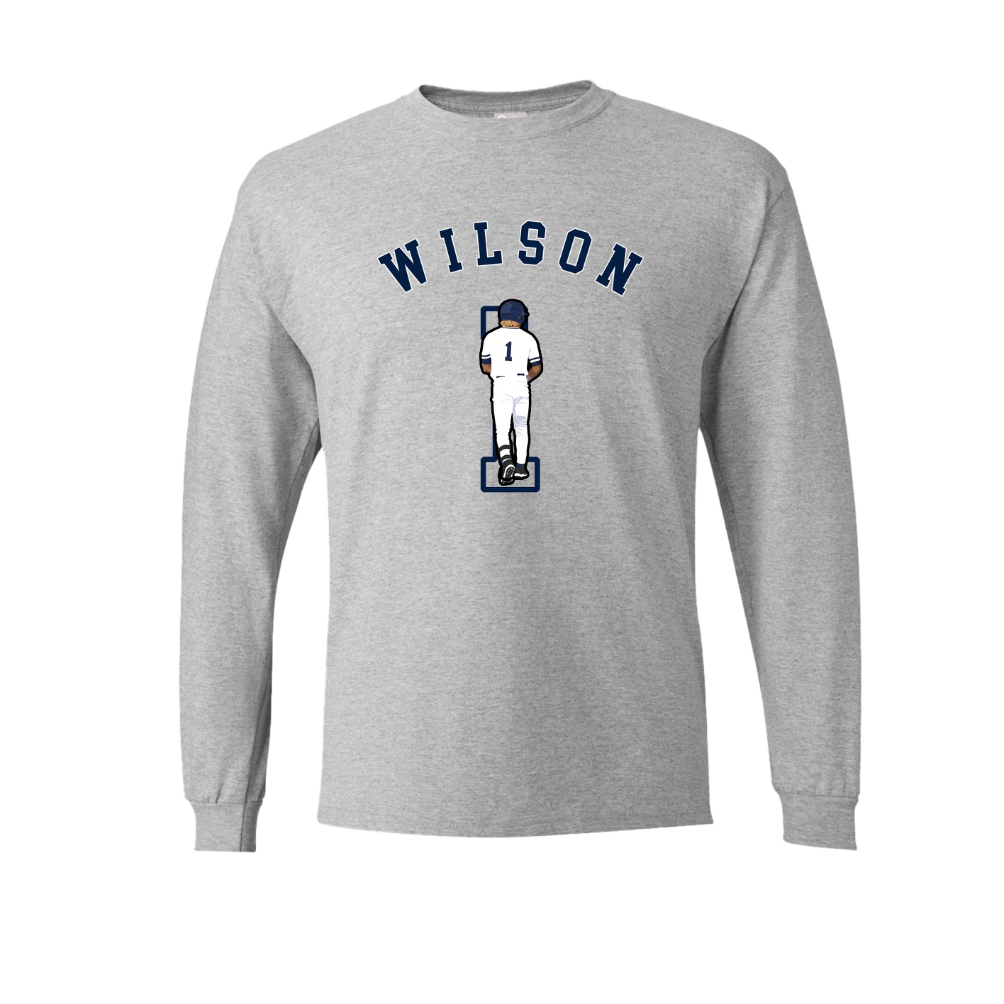 Long Sleeve Tee — Shirsey Arch in Grey