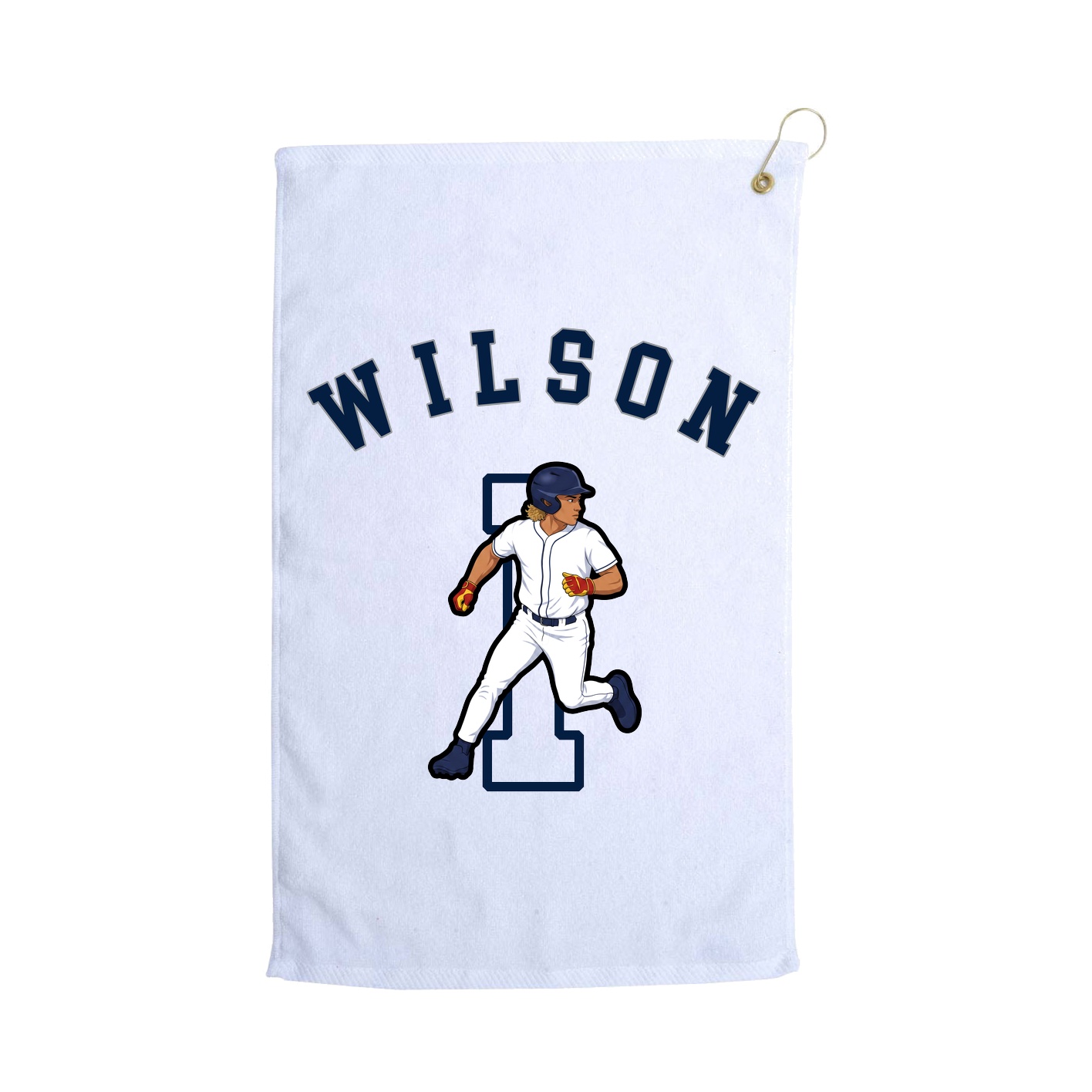 Golf Towel — Shirsey Arch in White