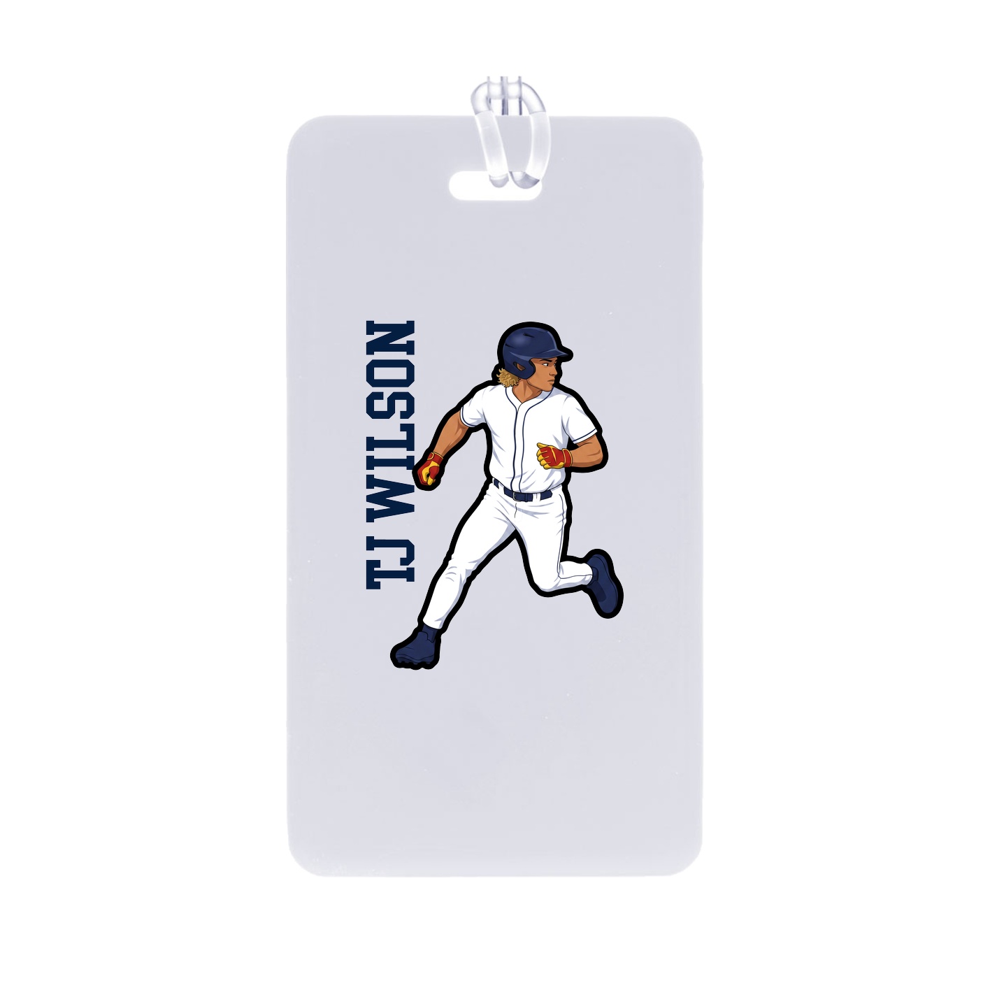 Bag Tag — Name Vertical in Classic